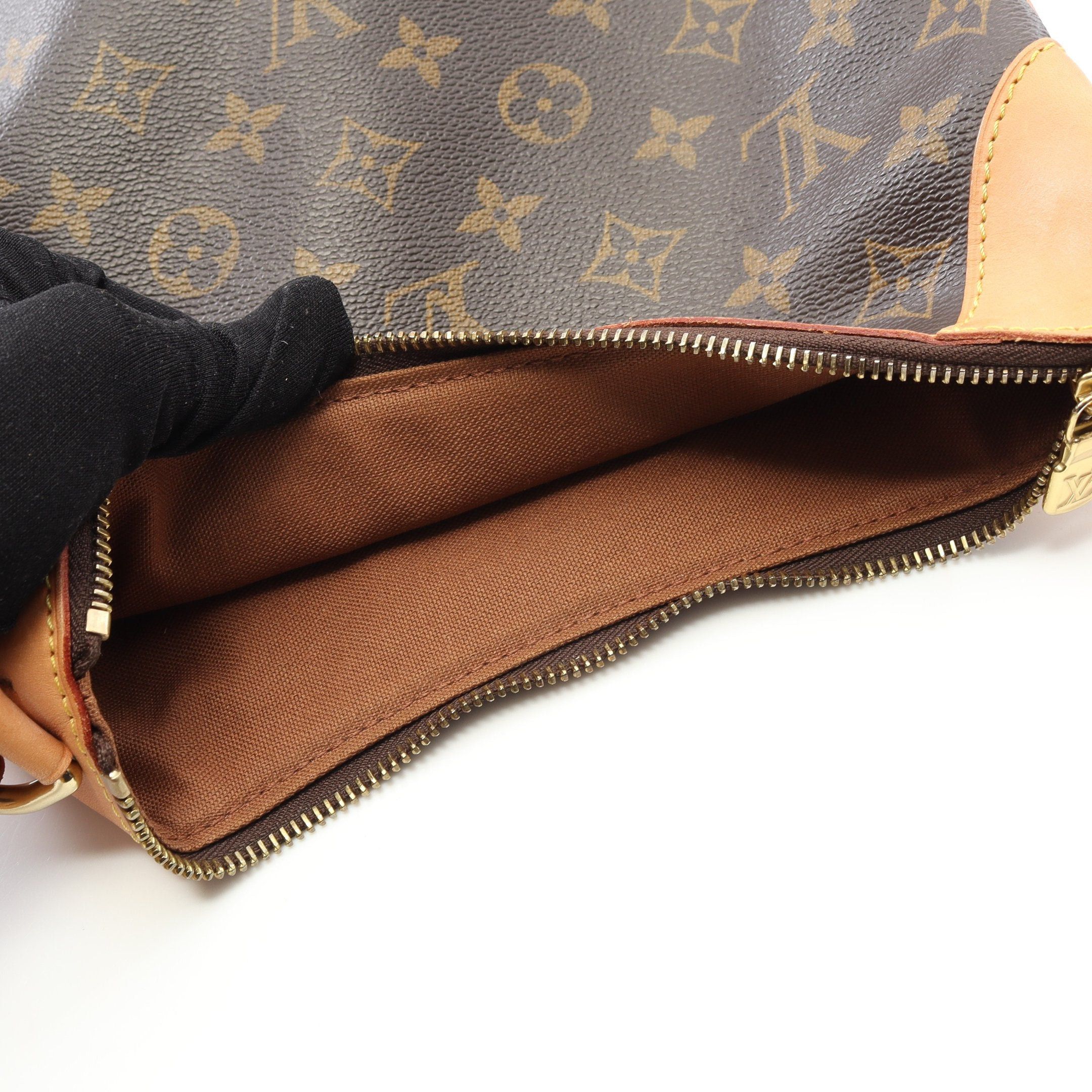 Louis Vuitton Louis Vuitton Odeon Pm Monogram Shoulder Bag Leather Brown Size ONE SIZE - 10 Thumbnail