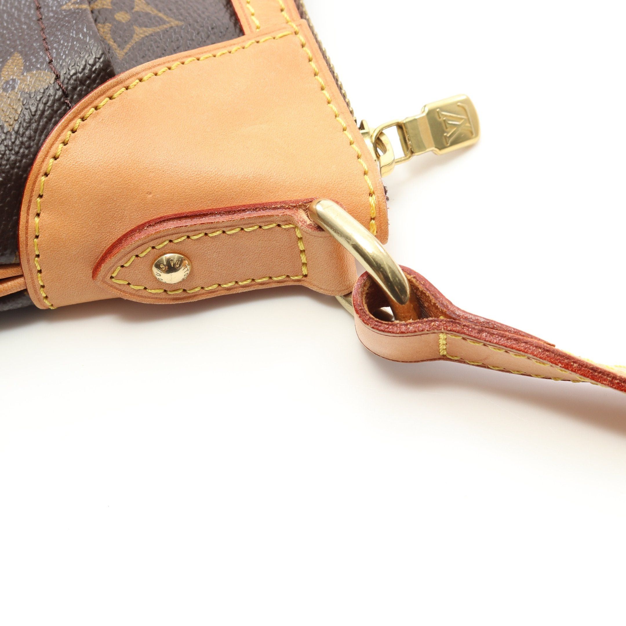 Louis Vuitton Louis Vuitton Odeon Pm Monogram Shoulder Bag Leather Brown Size ONE SIZE - 7 Thumbnail