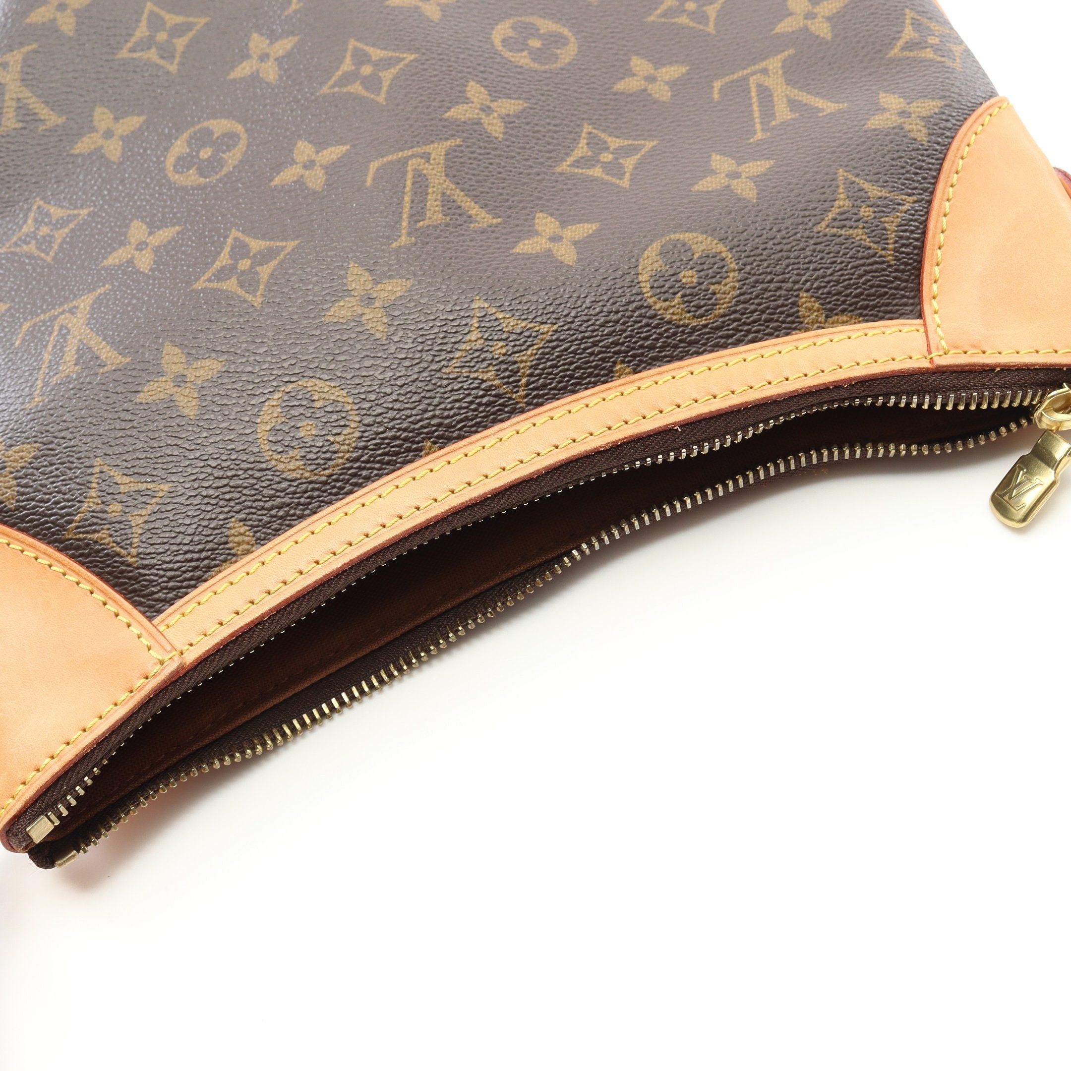 Louis Vuitton Louis Vuitton Odeon Pm Monogram Shoulder Bag Leather Brown Size ONE SIZE - 9 Thumbnail