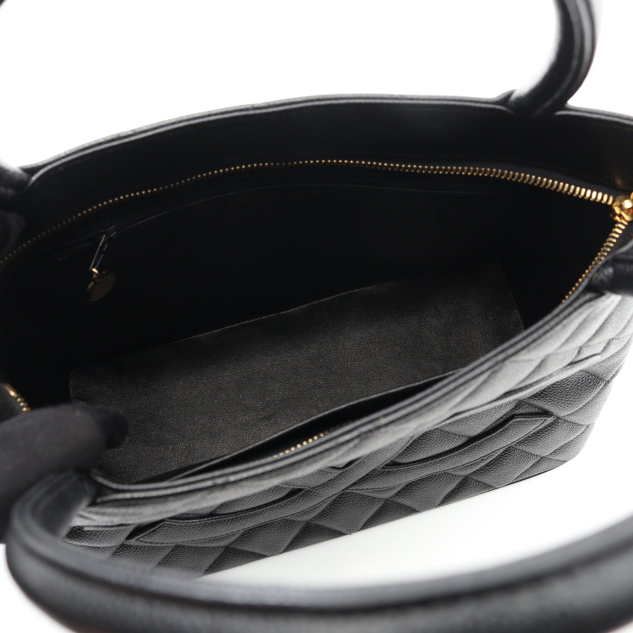 Chanel Chanel Reissue Tote Handbag Bag Caviar Skin Black Gold Hardware Size ONE SIZE - 3 Thumbnail