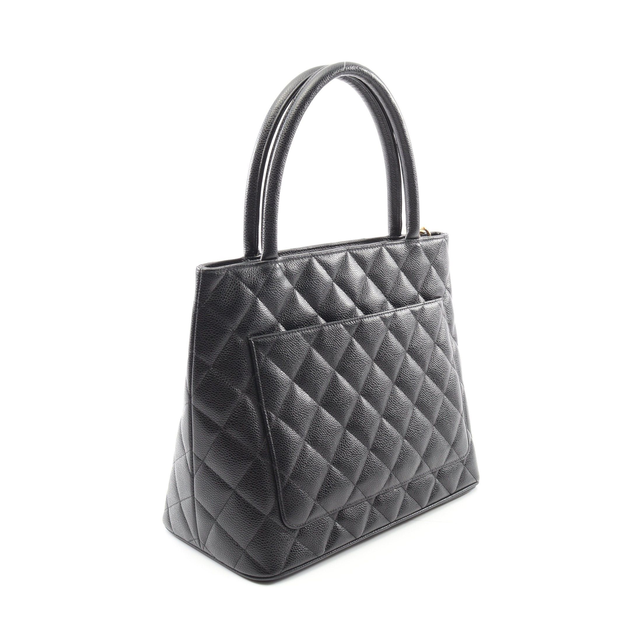 Chanel Chanel Reissue Tote Handbag Bag Caviar Skin Black Gold Hardware Size ONE SIZE - 2 Thumbnail