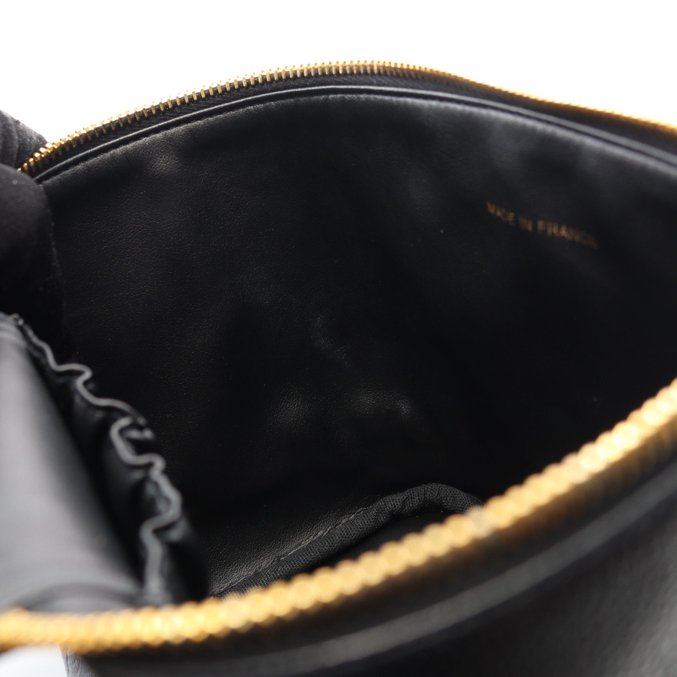 Chanel Chanel Coco Mark Handbag Vanity Bag Caviar Skin Black Gold Hardware Size ONE SIZE - 7 Thumbnail
