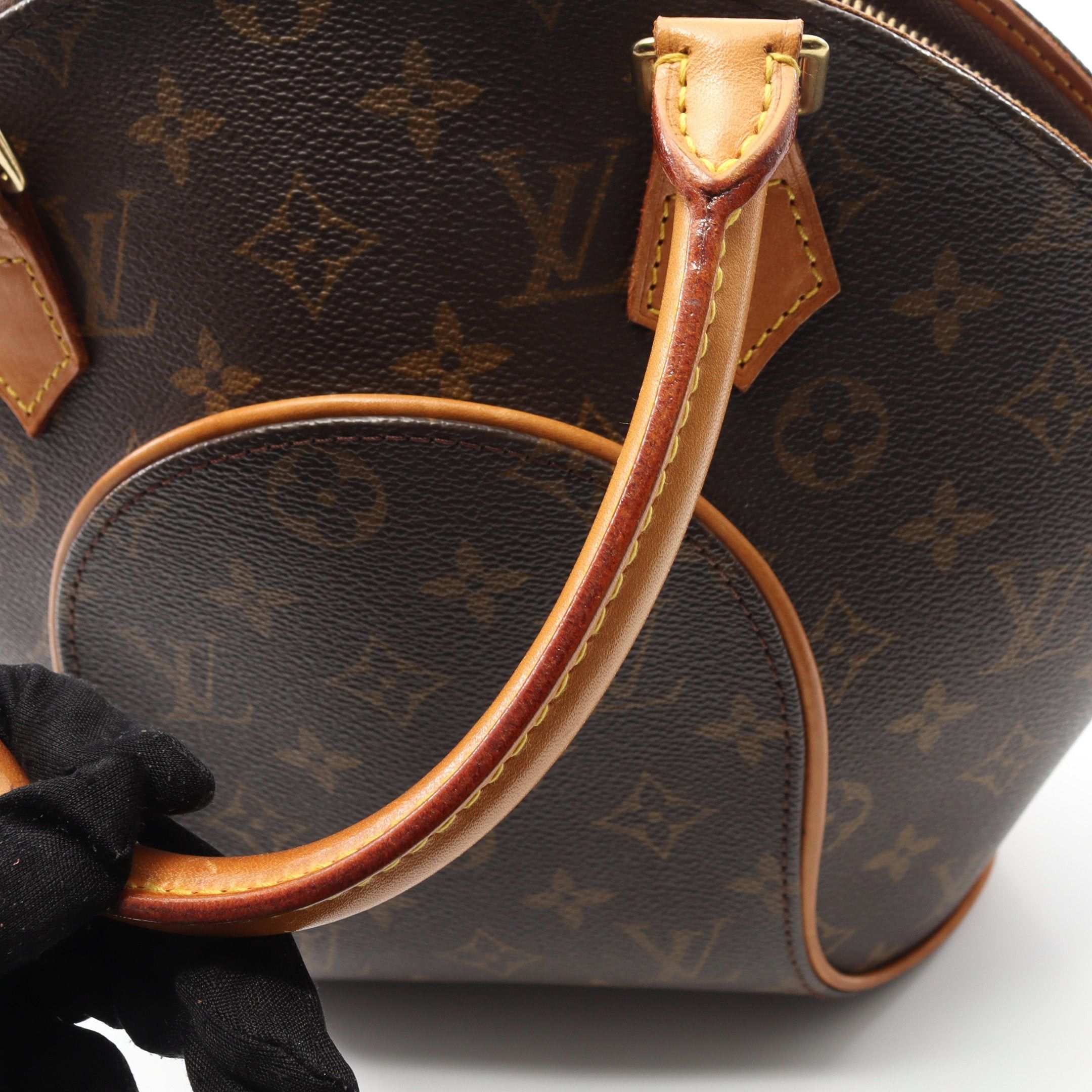 Louis Vuitton Louis Vuitton Ellipse Pm Monogram Handbag Leather Brown Size ONE SIZE - 10 Thumbnail
