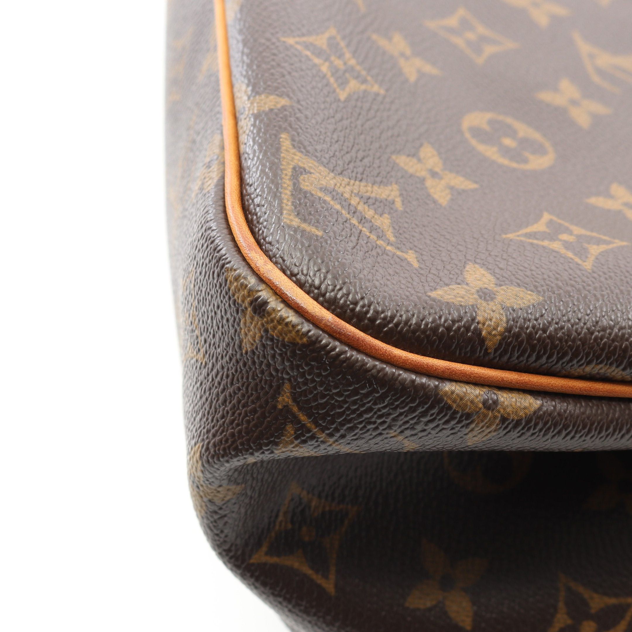 Louis Vuitton Louis Vuitton Batignolles Horizontal Monogram Shoulder Bag Leather Brown Size ONE SIZE - 8 Thumbnail