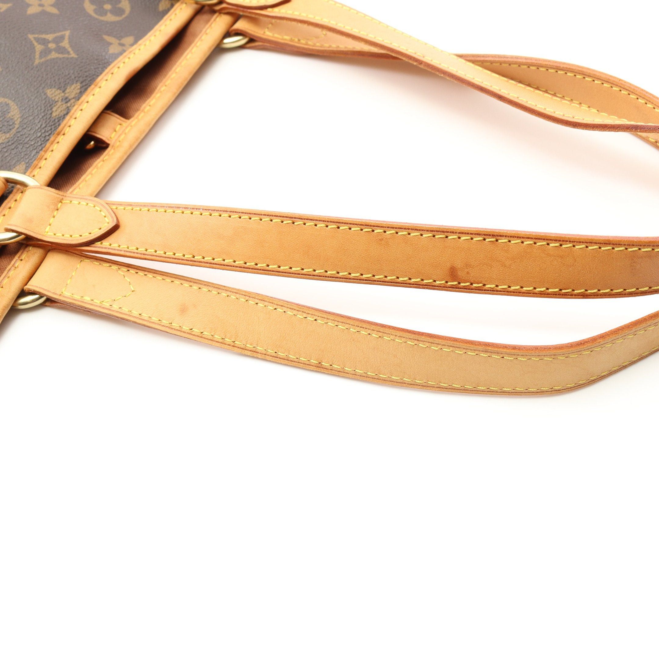 Louis Vuitton Louis Vuitton Batignolles Horizontal Monogram Shoulder Bag Leather Brown Size ONE SIZE - 6 Thumbnail