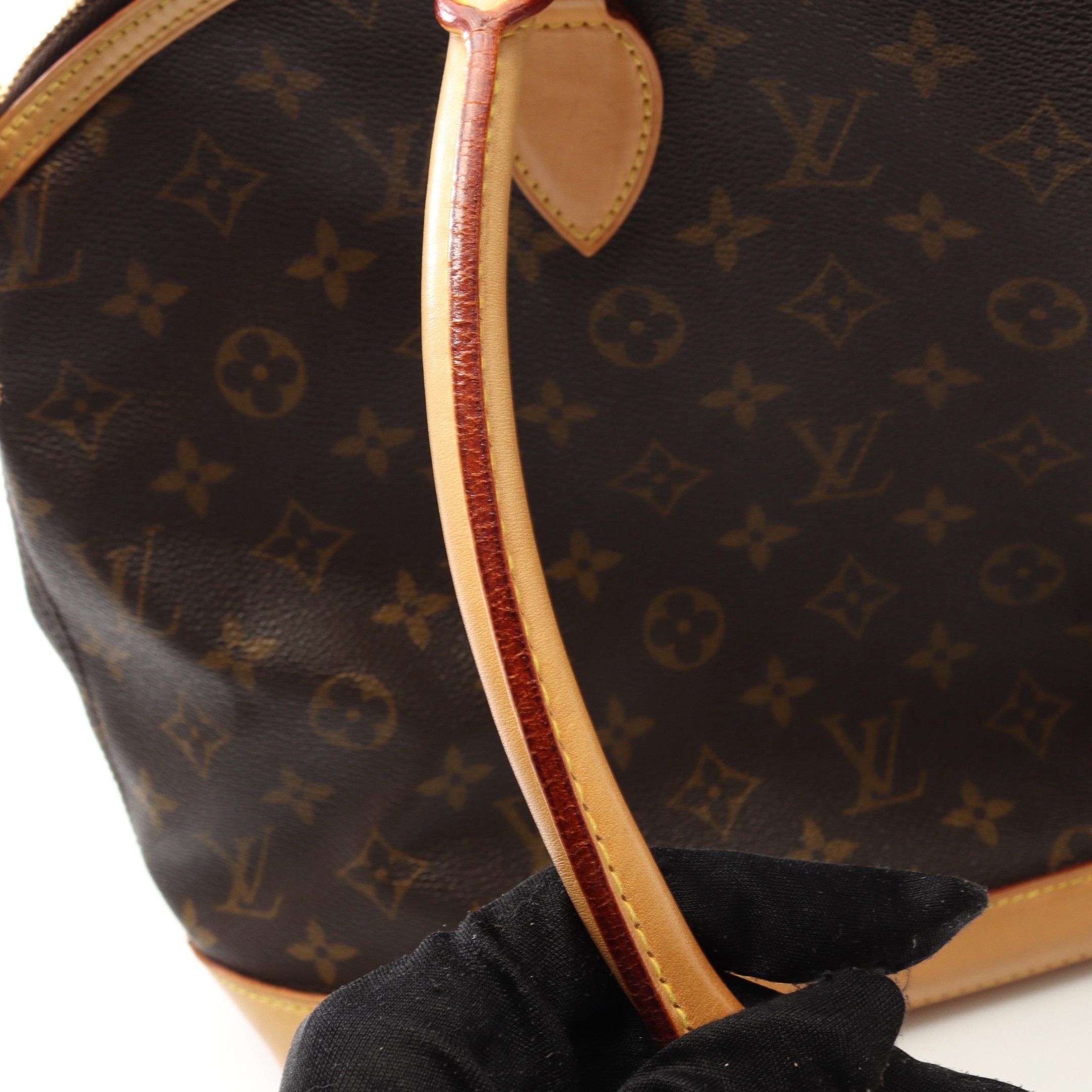Louis Vuitton Louis Vuitton Lockit Horizontal Monogram Handbag Tote Bag Leather Brown Size ONE SIZE - 9 Thumbnail