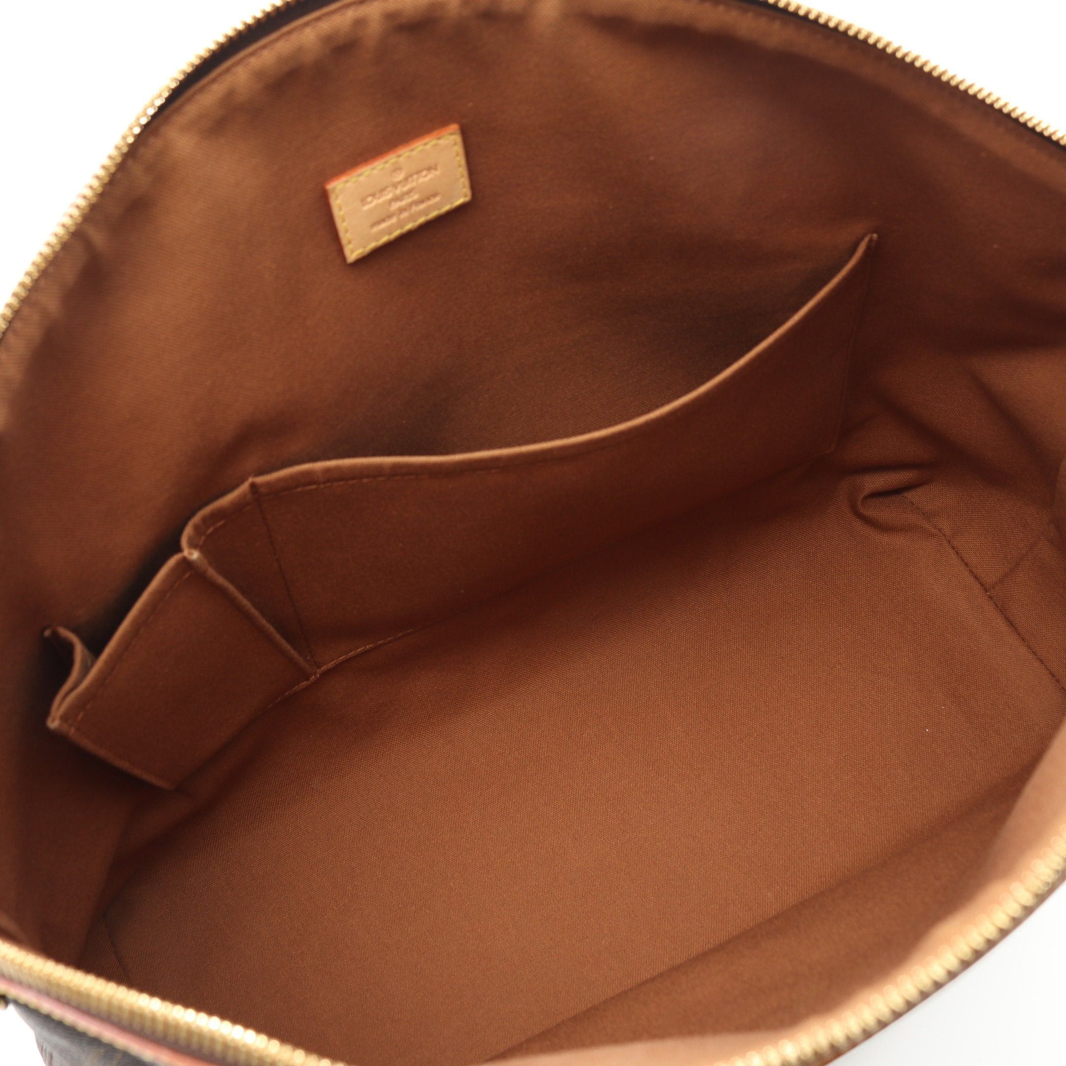 Louis Vuitton Louis Vuitton Lockit Horizontal Monogram Handbag Tote Bag Leather Brown Size ONE SIZE - 3 Thumbnail
