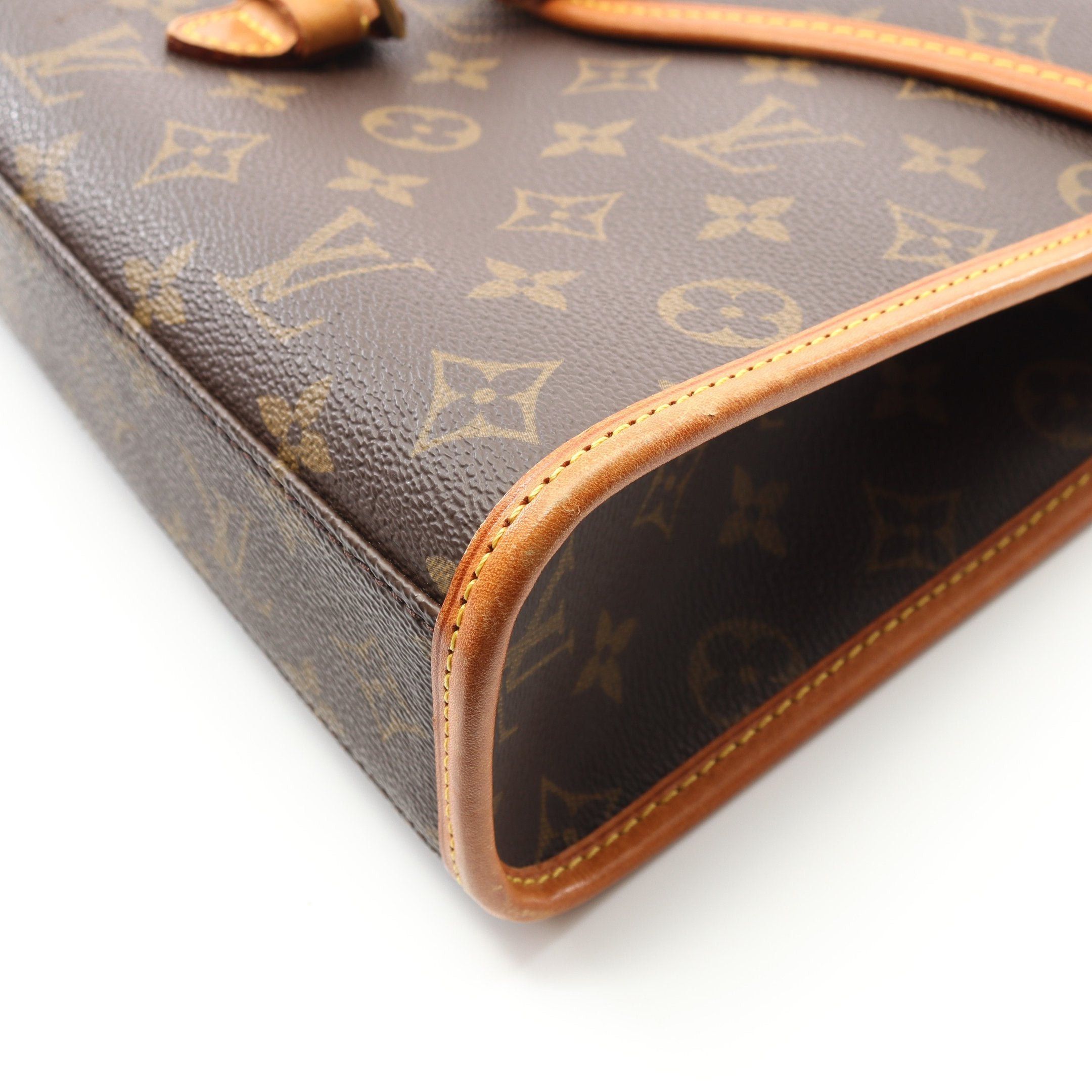 Louis Vuitton Louis Vuitton Bel Air Monogram Handbag Leather Brown Size ONE SIZE - 9 Thumbnail
