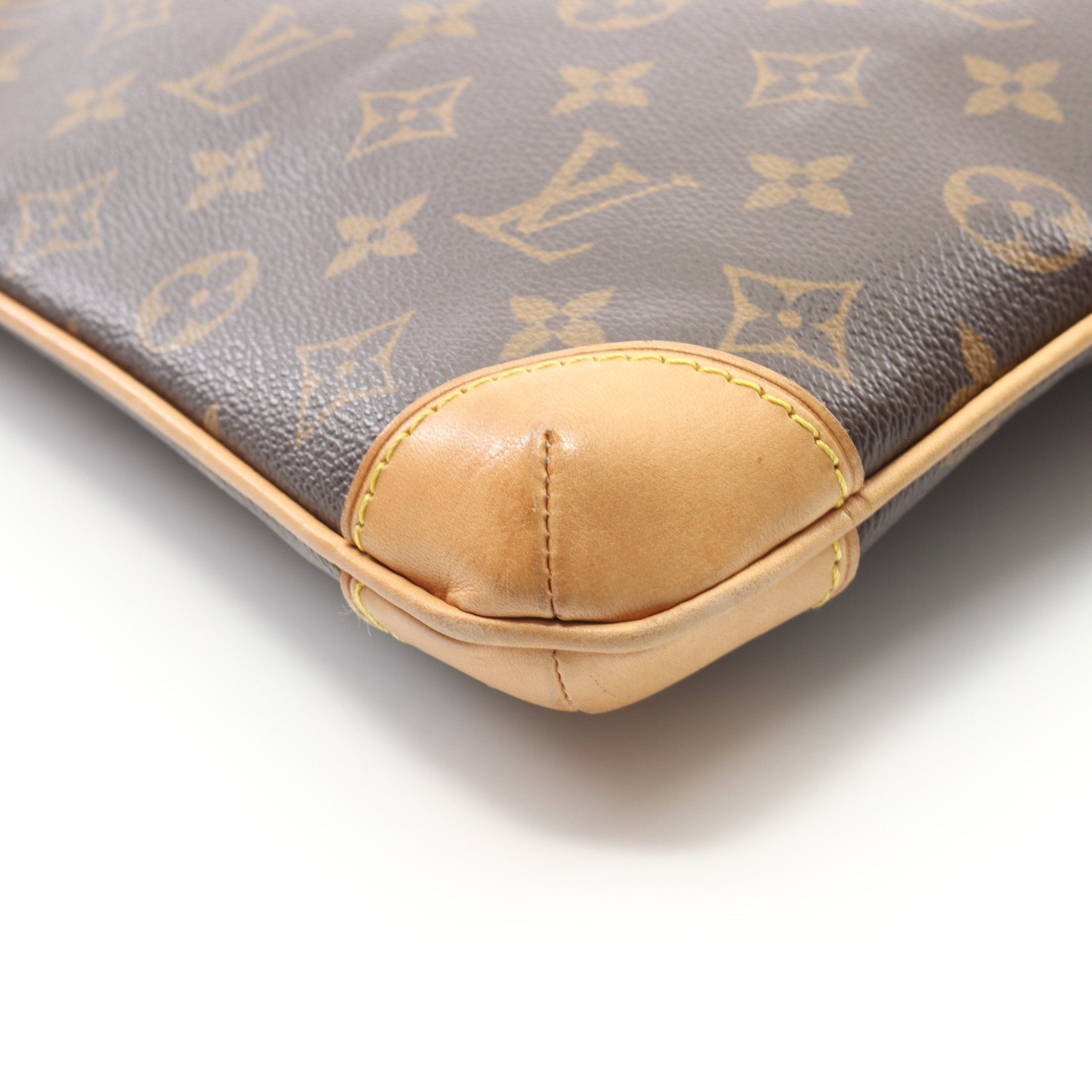 Louis Vuitton Louis Vuitton Kusan Gm Monogram Shoulder Bag Leather Brown Size ONE SIZE - 7 Thumbnail