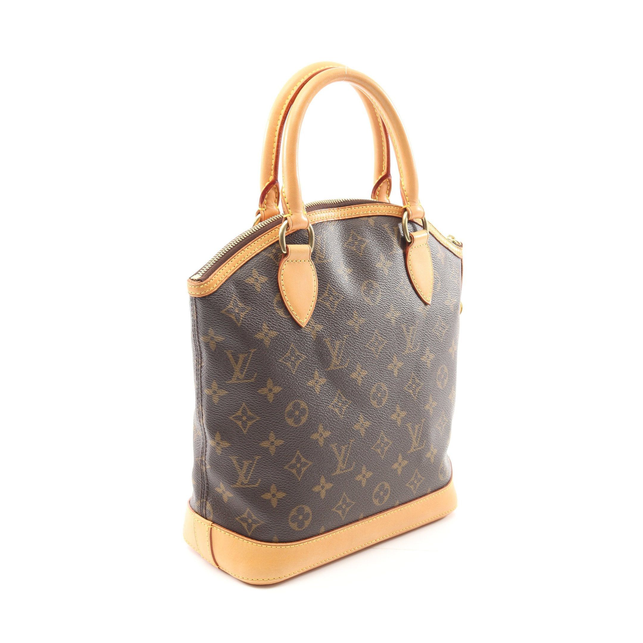 Louis Vuitton Louis Vuitton Lockit Monogram Handbag Leather Brown Size ONE SIZE - 2 Thumbnail