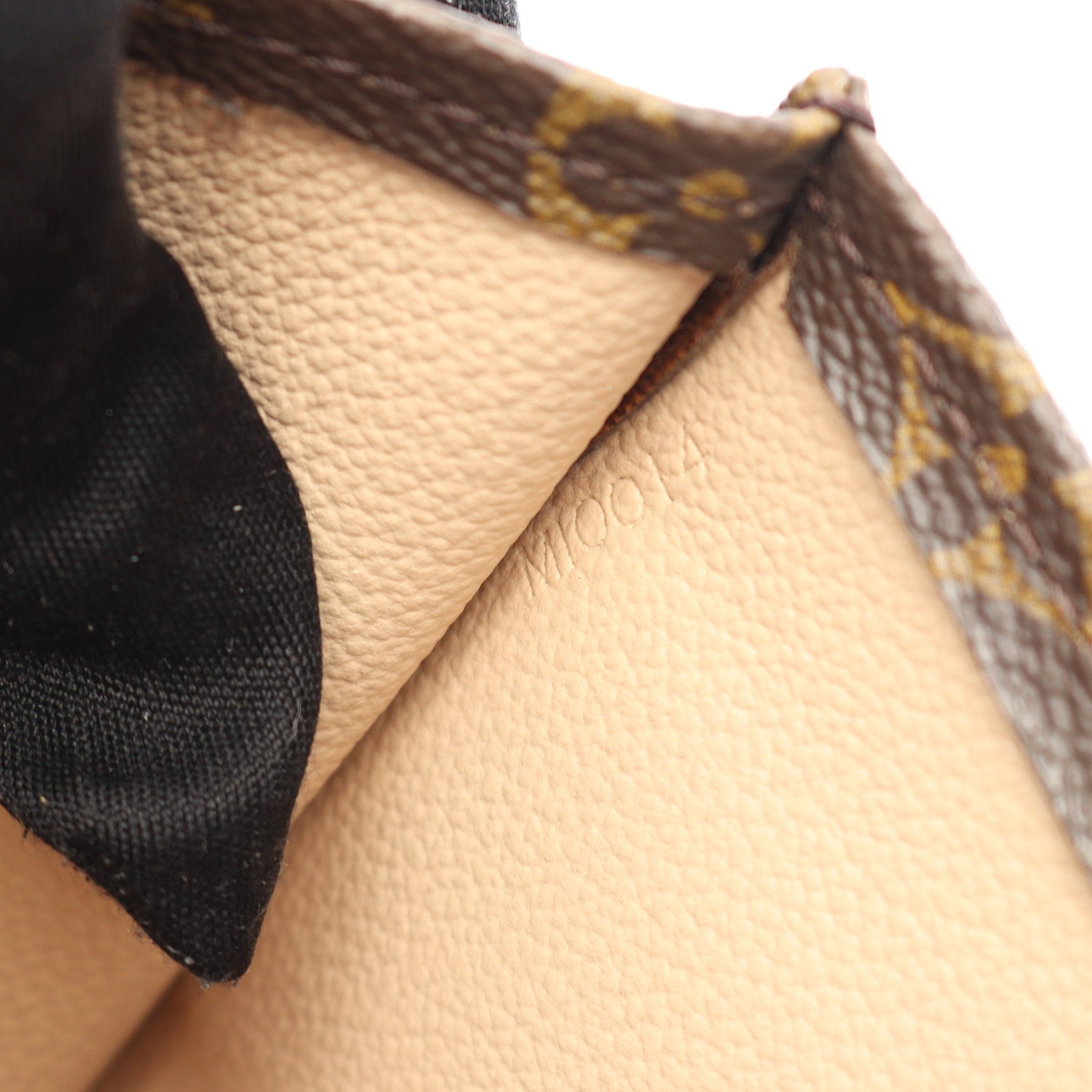 Louis Vuitton Louis Vuitton Sac Plat Monogram Handbag Tote Bag Leather Brown Size ONE SIZE - 5 Thumbnail