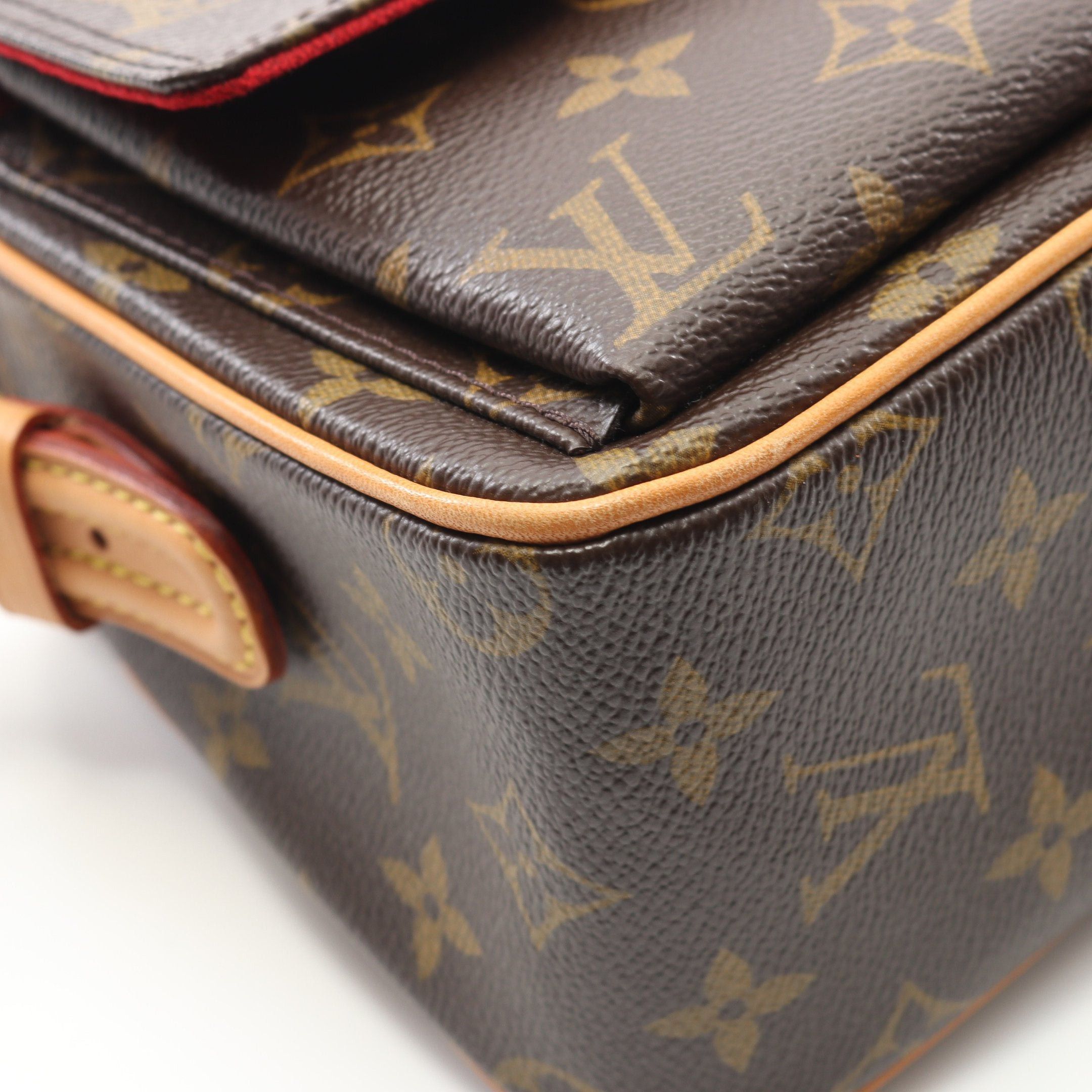 Louis Vuitton Louis Vuitton Vivacite Mm Monogram Shoulder Bag Leather Brown Size ONE SIZE - 6 Thumbnail