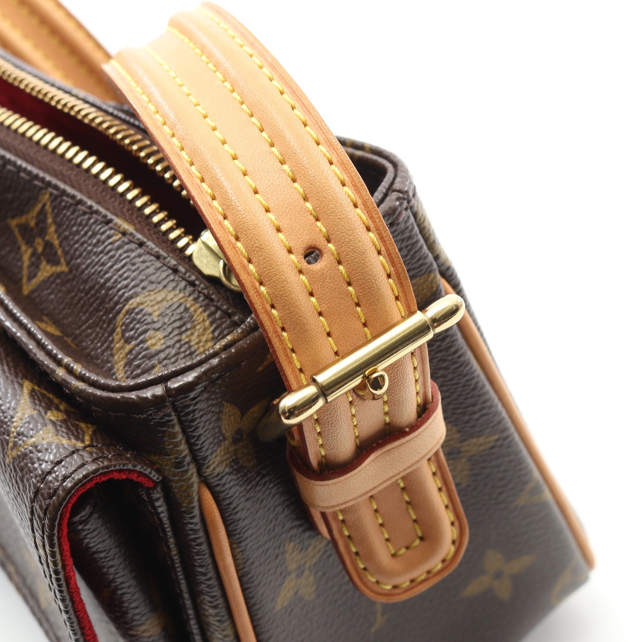 Louis Vuitton Louis Vuitton Vivacite Mm Monogram Shoulder Bag Leather Brown Size ONE SIZE - 8 Thumbnail