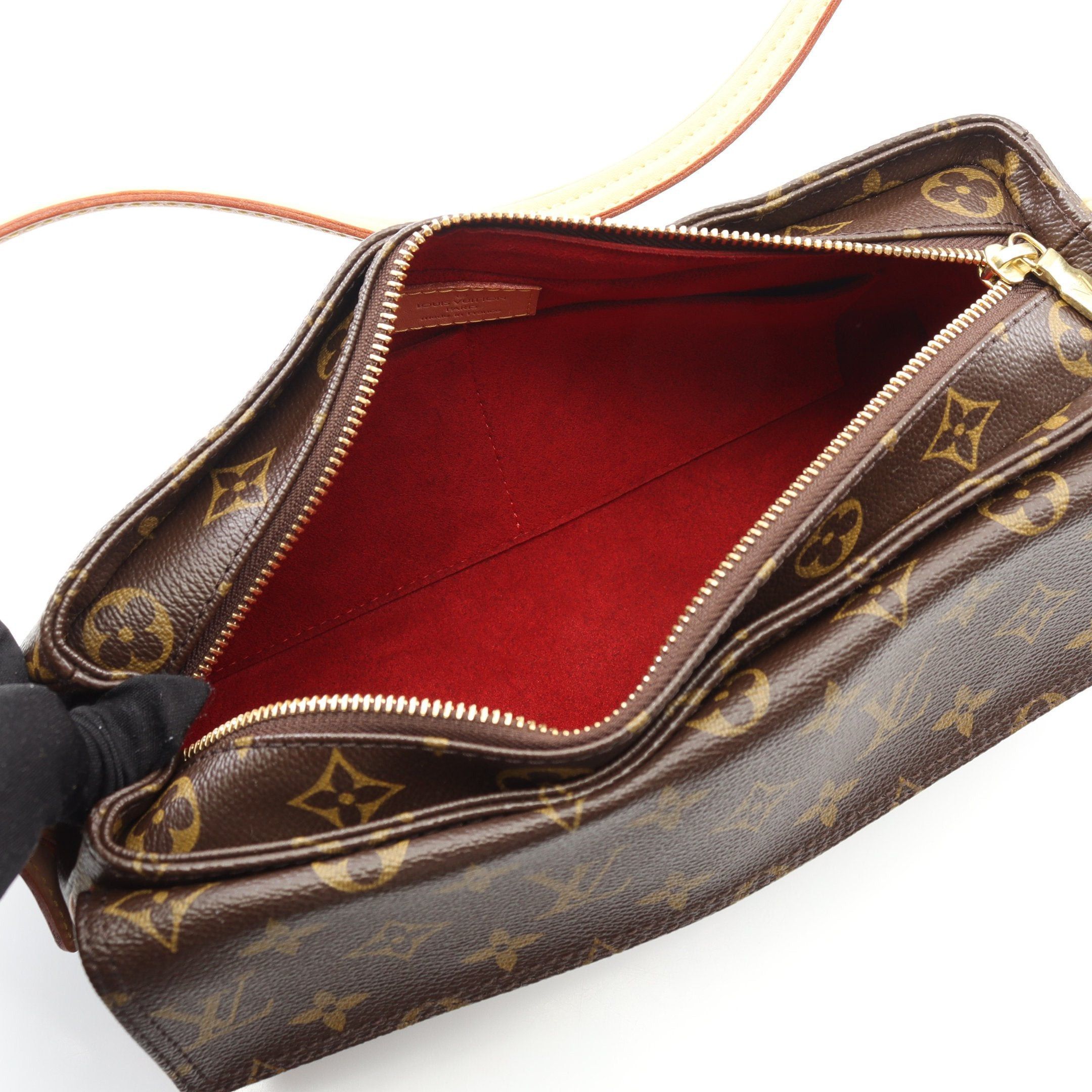 Louis Vuitton Louis Vuitton Vivacite Mm Monogram Shoulder Bag Leather Brown Size ONE SIZE - 3 Thumbnail