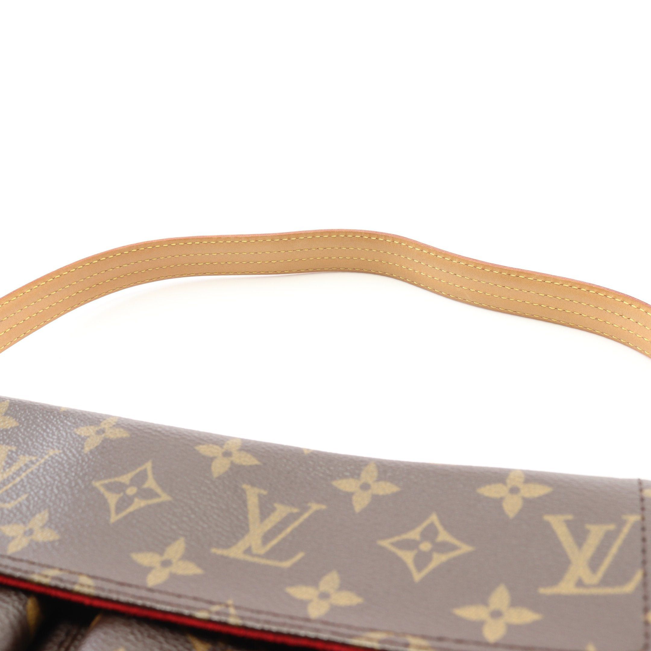 Louis Vuitton Louis Vuitton Vivacite Mm Monogram Shoulder Bag Leather Brown Size ONE SIZE - 7 Thumbnail