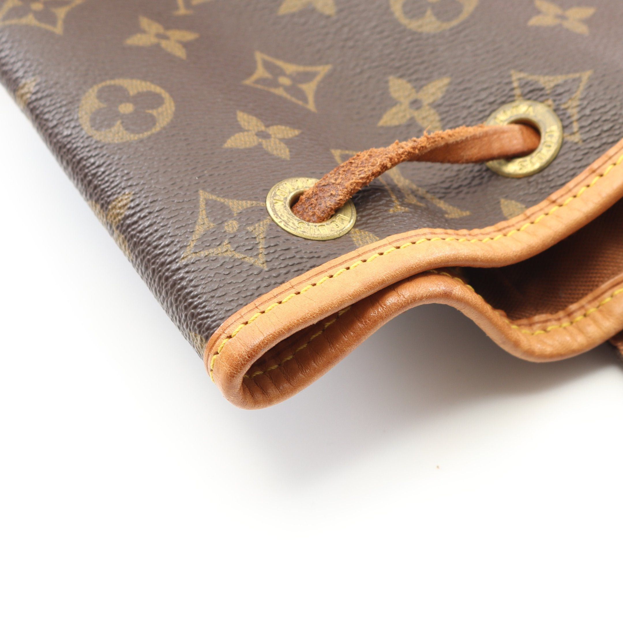 Louis Vuitton Louis Vuitton Montsouris Mm Monogram Backpack Rucksack Leather Brown Size ONE SIZE - 6 Thumbnail