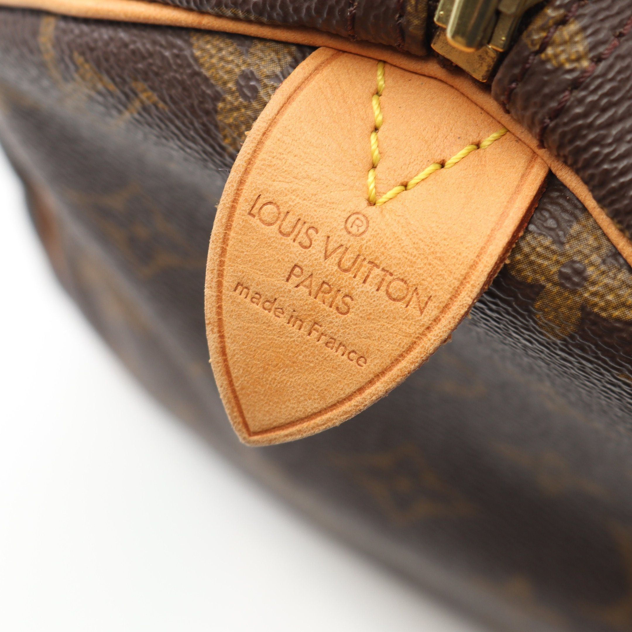 Louis Vuitton Louis Vuitton Speedy 30 Monogram Handbag Leather Brown Size ONE SIZE - 4 Thumbnail