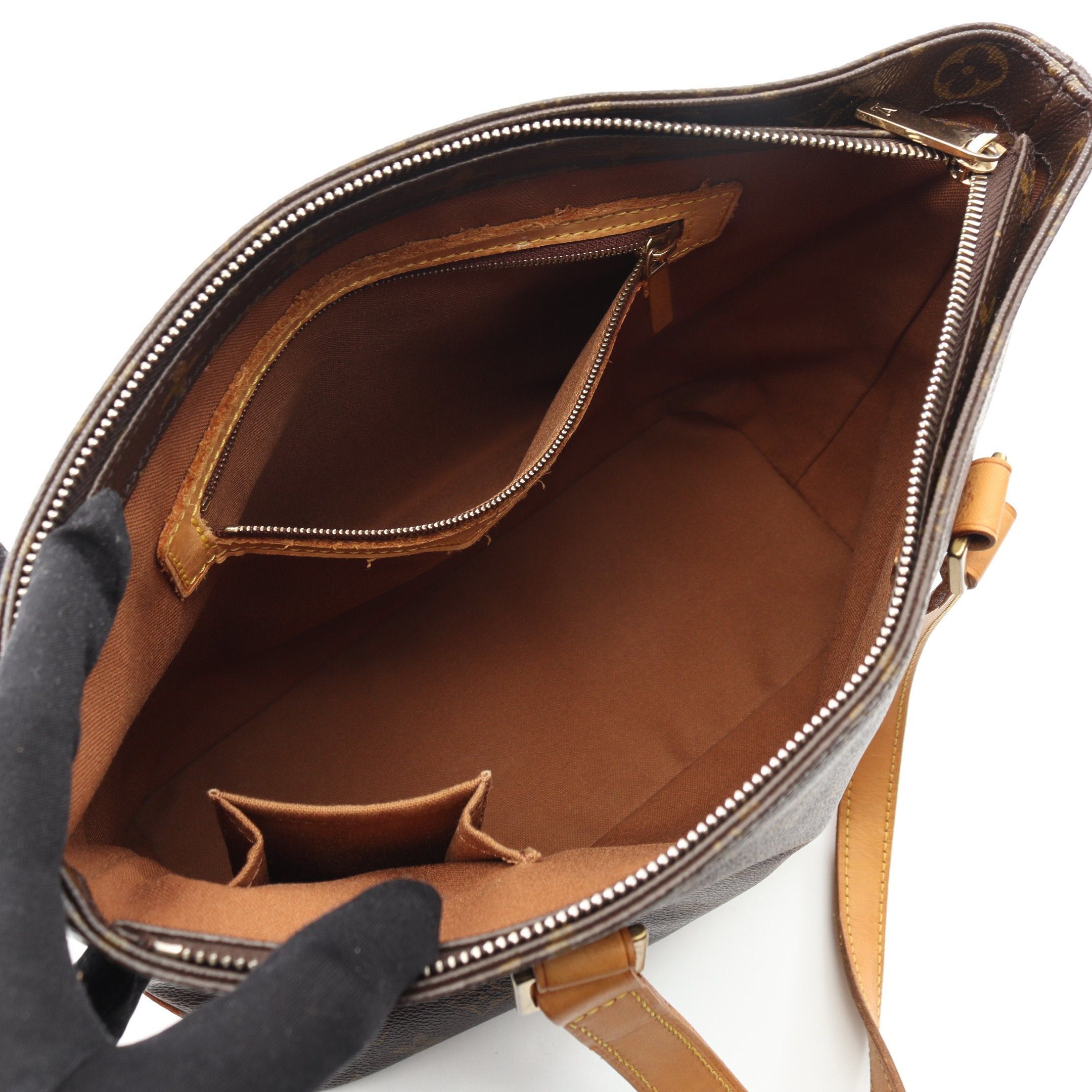Louis Vuitton Louis Vuitton Cabas Piano Monogram Shoulder Bag Leather Brown Size ONE SIZE - 3 Thumbnail