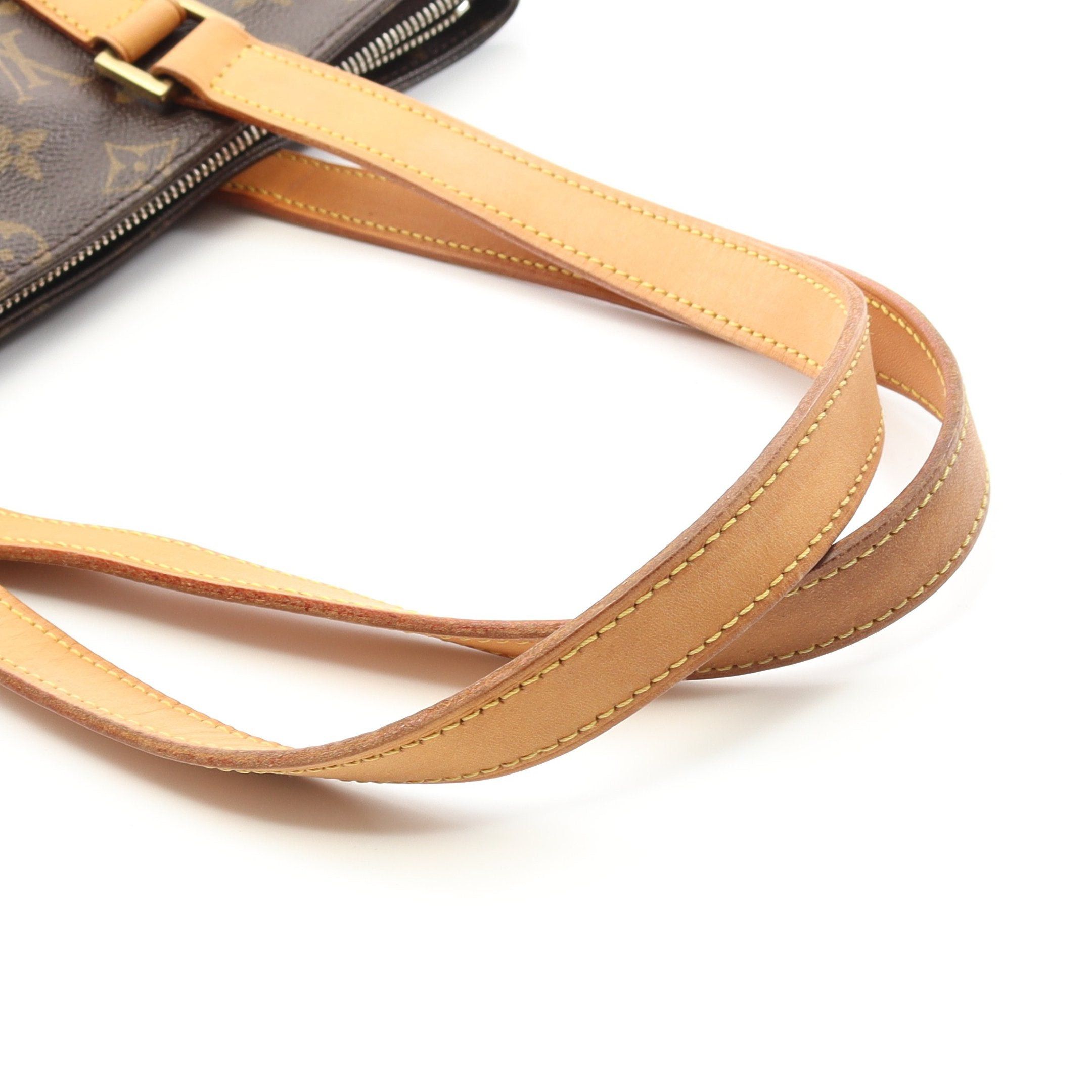 Louis Vuitton Louis Vuitton Cabas Piano Monogram Shoulder Bag Leather Brown Size ONE SIZE - 8 Thumbnail