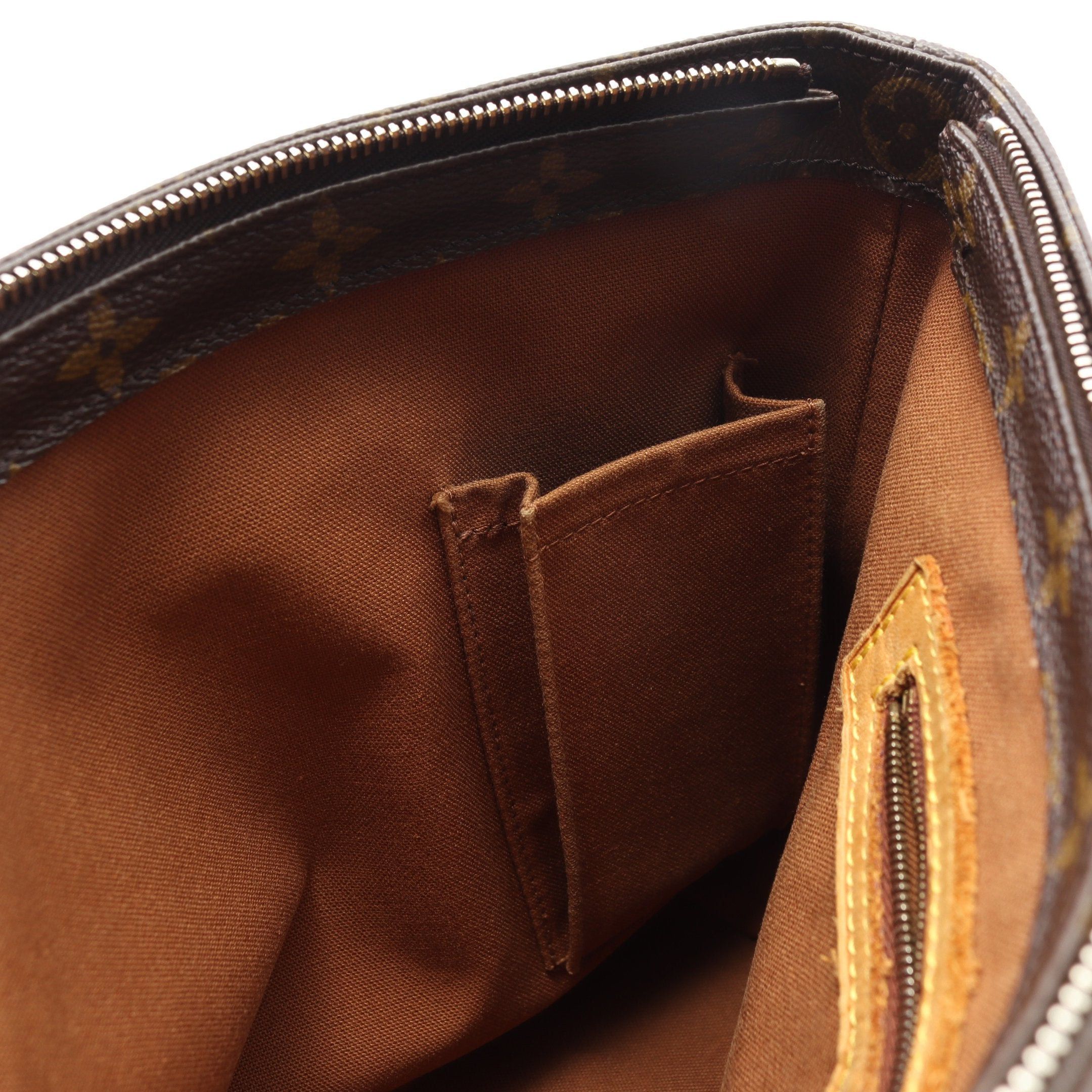 Louis Vuitton Louis Vuitton Cabas Piano Monogram Shoulder Bag Leather Brown Size ONE SIZE - 10 Thumbnail