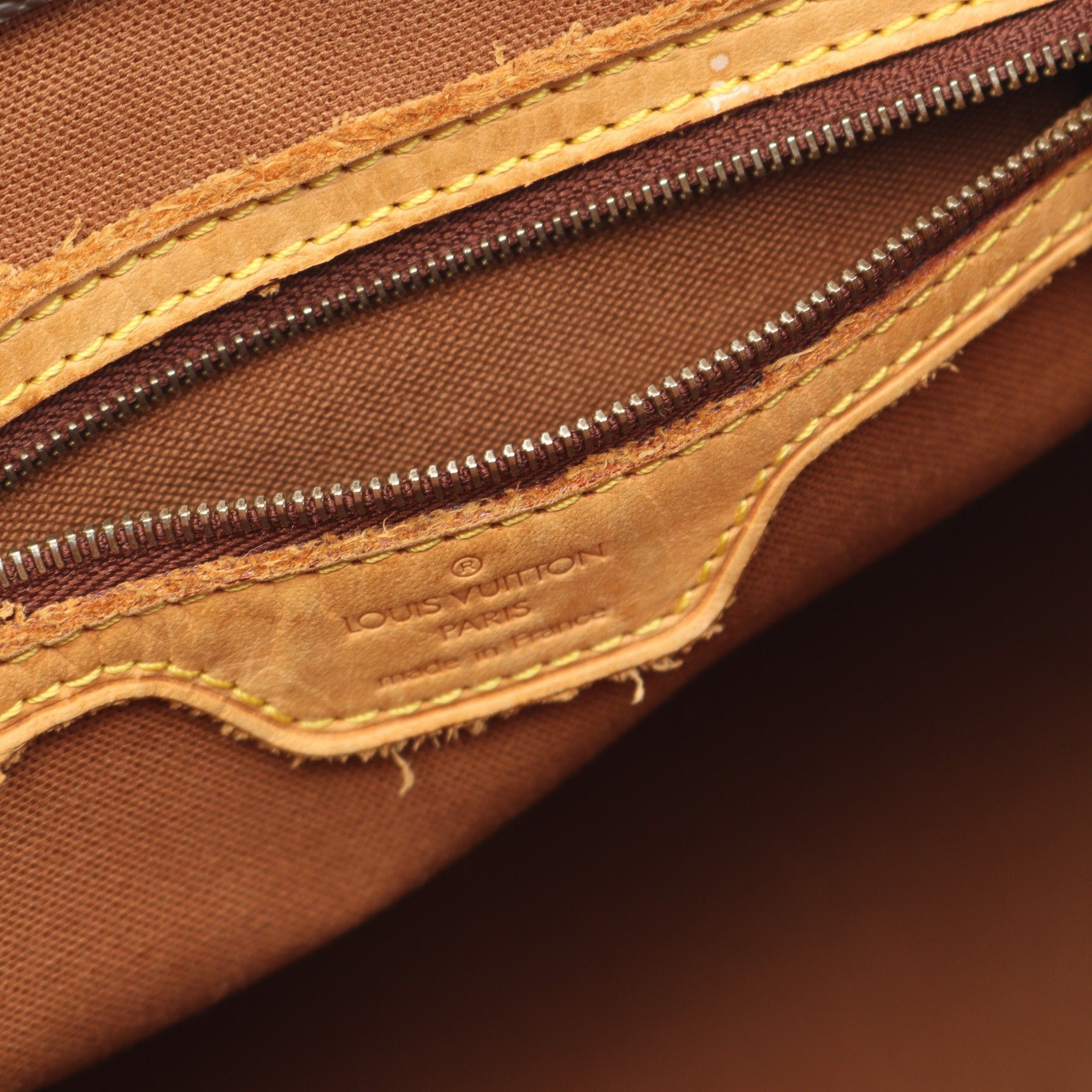 Louis Vuitton Louis Vuitton Cabas Piano Monogram Shoulder Bag Leather Brown Size ONE SIZE - 4 Thumbnail