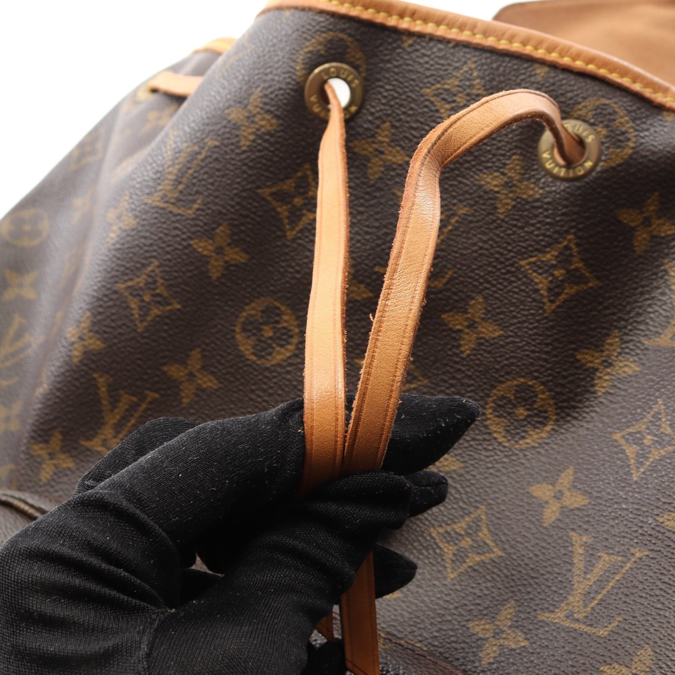 Louis Vuitton Louis Vuitton Montsouris Gm Monogram Backpack Rucksack Leather Brown Size ONE SIZE - 9 Thumbnail