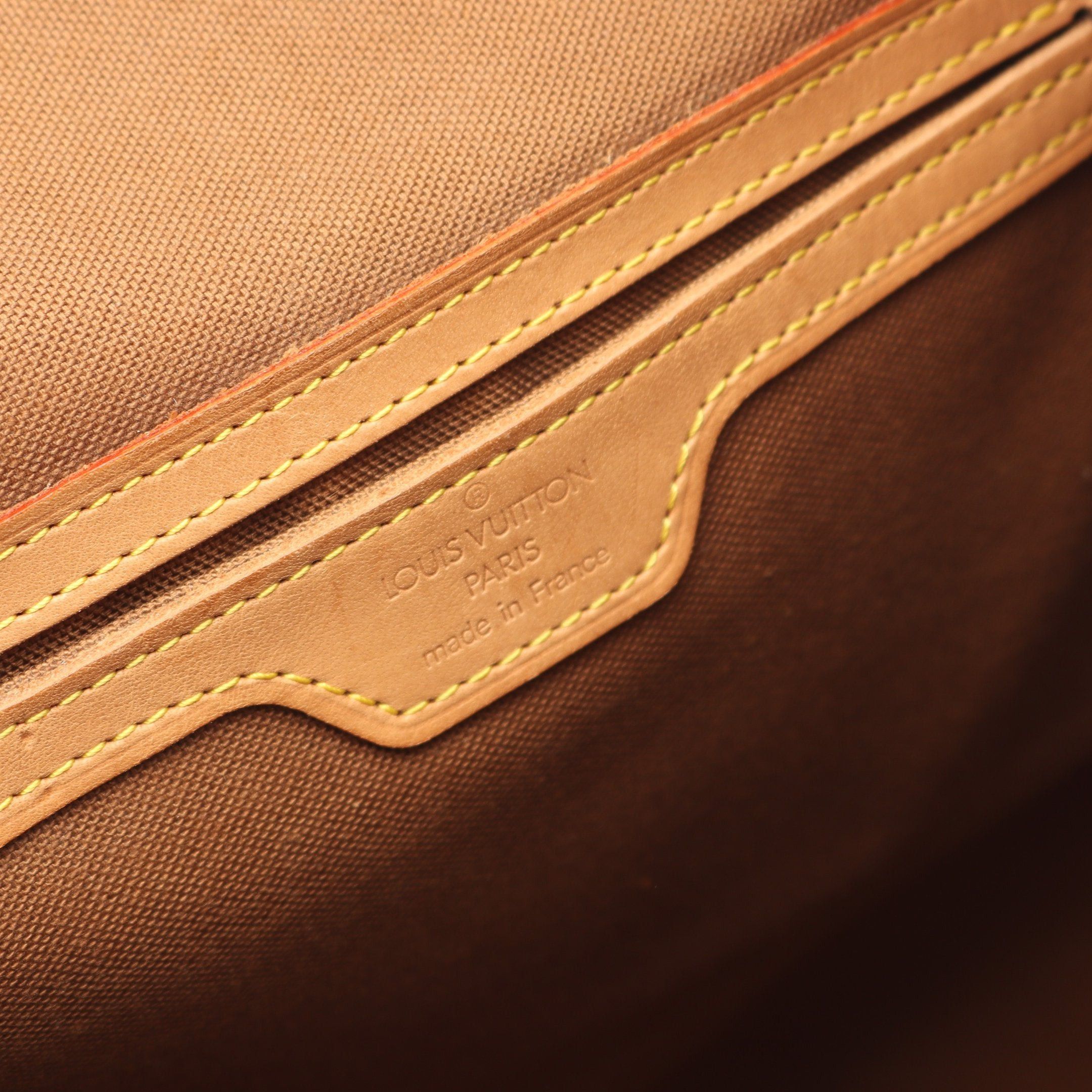 Louis Vuitton Louis Vuitton Montsouris Gm Monogram Backpack Rucksack Leather Brown Size ONE SIZE - 4 Thumbnail