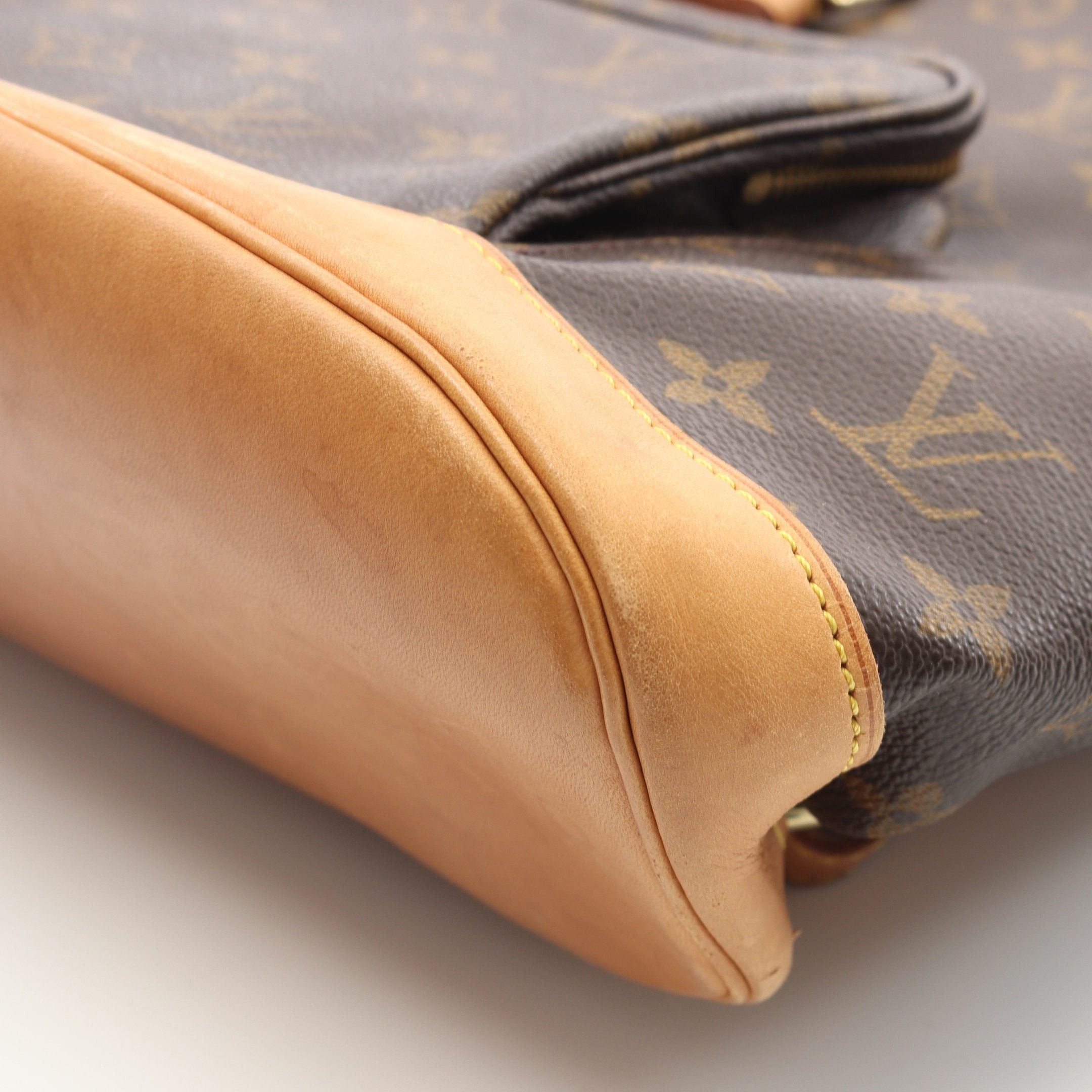 Louis Vuitton Louis Vuitton Montsouris Gm Monogram Backpack Rucksack Leather Brown Size ONE SIZE - 7 Thumbnail