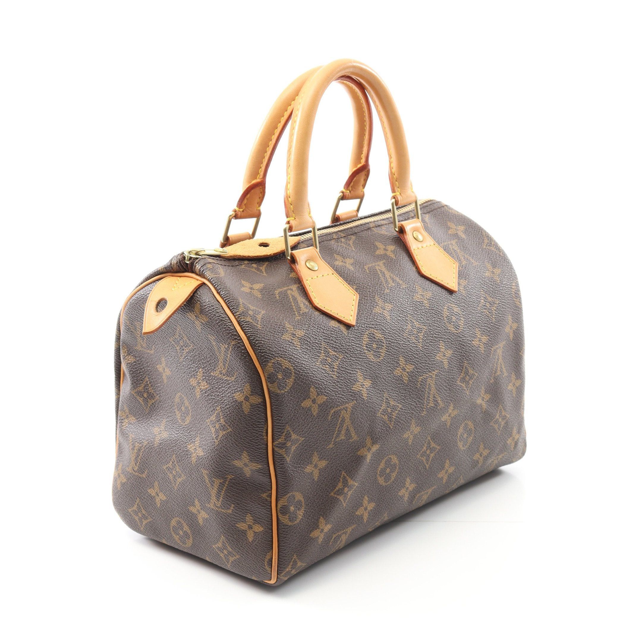 Louis Vuitton Louis Vuitton Speedy 25 Monogram Handbag Leather Brown Size ONE SIZE - 2 Thumbnail