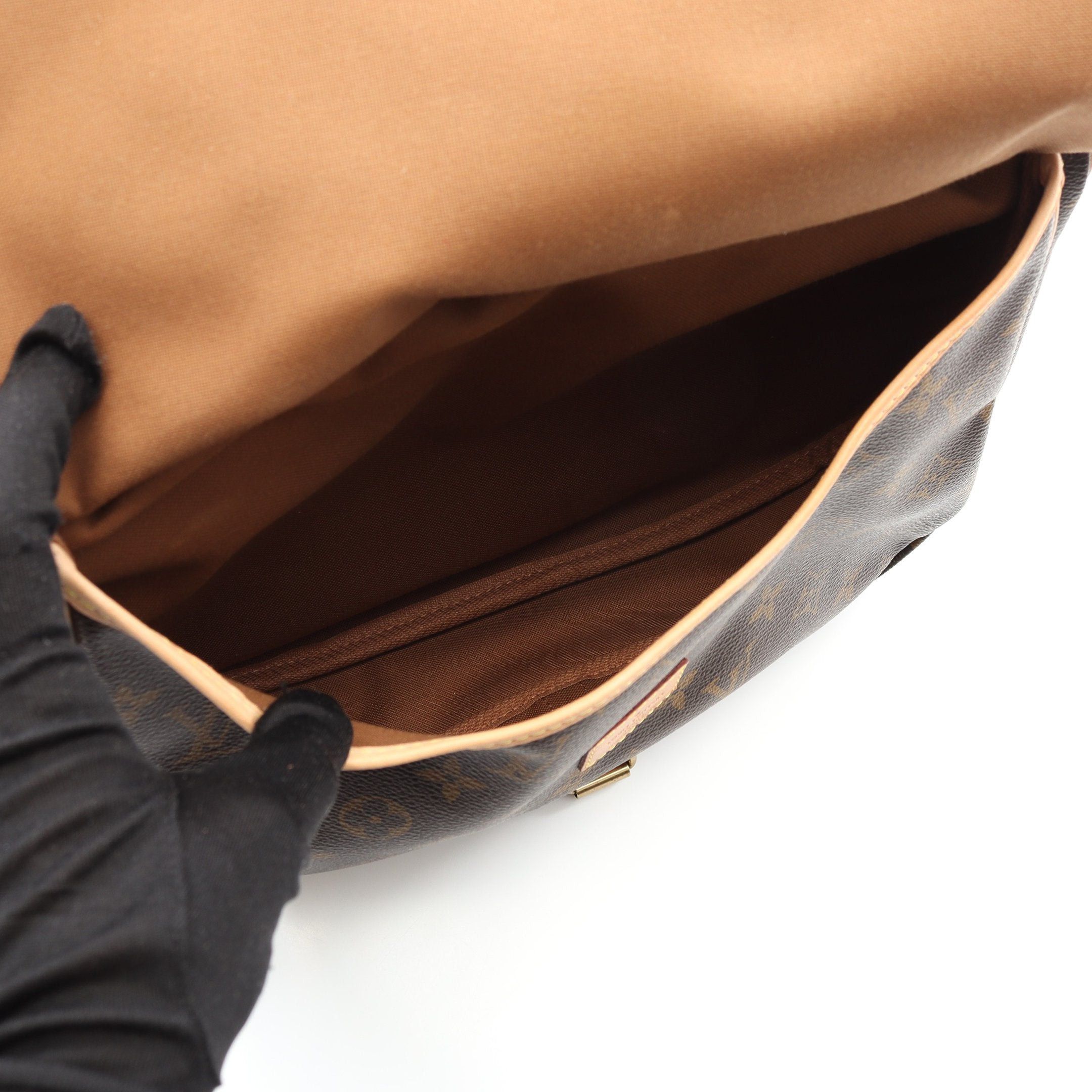 Louis Vuitton Louis Vuitton Saumur 30 Monogram Shoulder Bag Leather Brown Size ONE SIZE - 3 Thumbnail