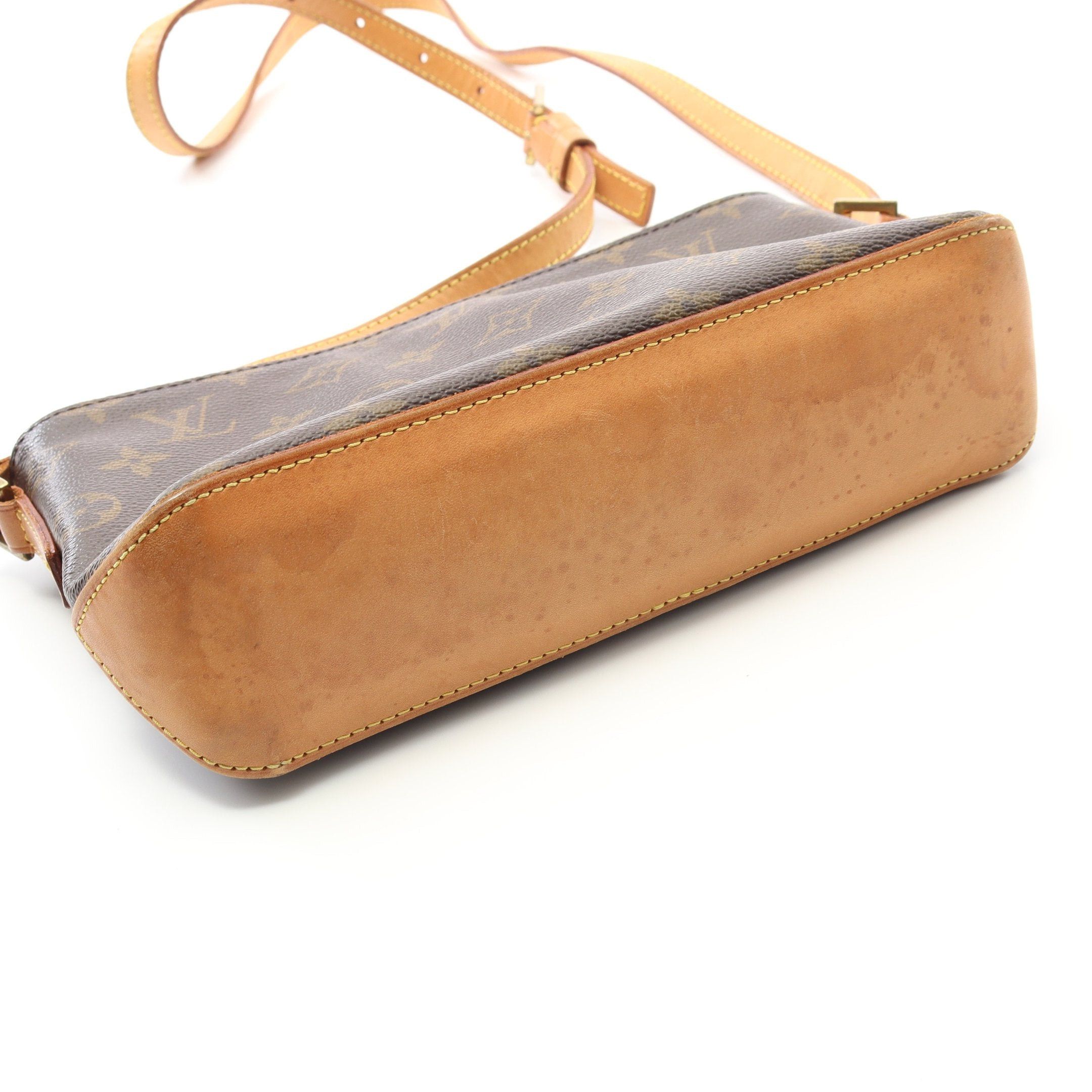 Louis Vuitton Louis Vuitton Trotteur Monogram Shoulder Bag Leather Brown Size ONE SIZE - 6 Thumbnail