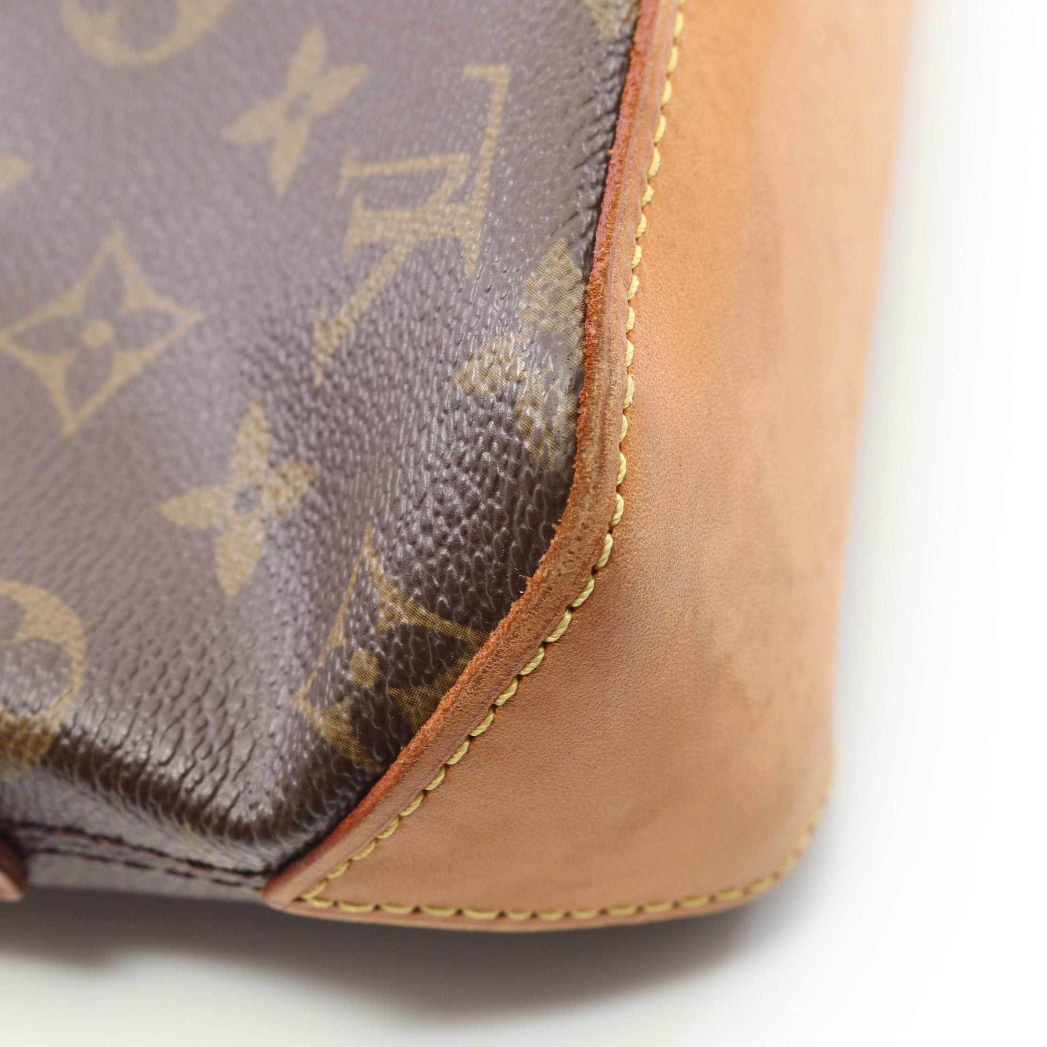 Louis Vuitton Louis Vuitton Trotteur Monogram Shoulder Bag Leather Brown Size ONE SIZE - 7 Thumbnail