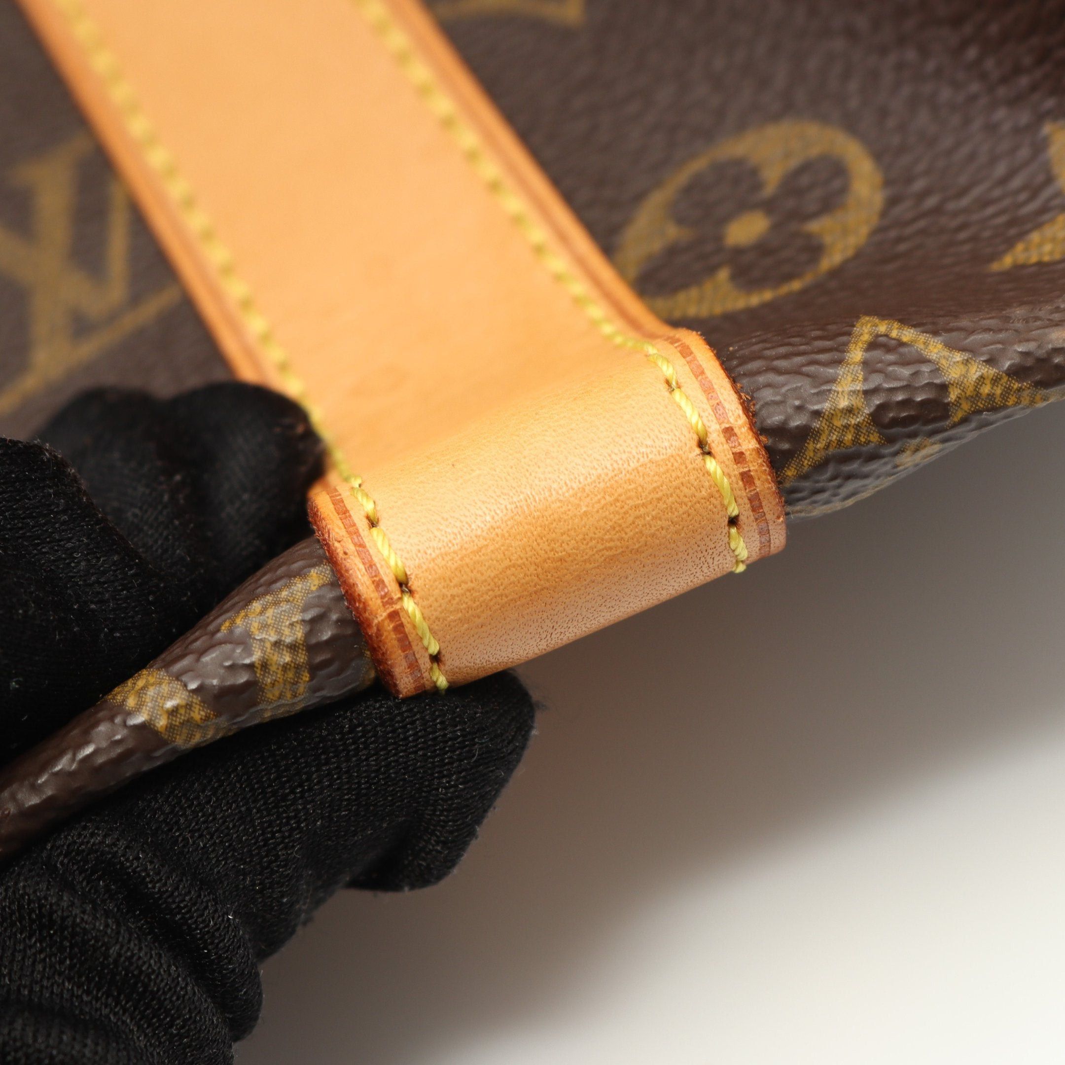 Louis Vuitton Louis Vuitton Keepall 45 Monogram Boston Bag Leather Brown Size ONE SIZE - 10 Thumbnail
