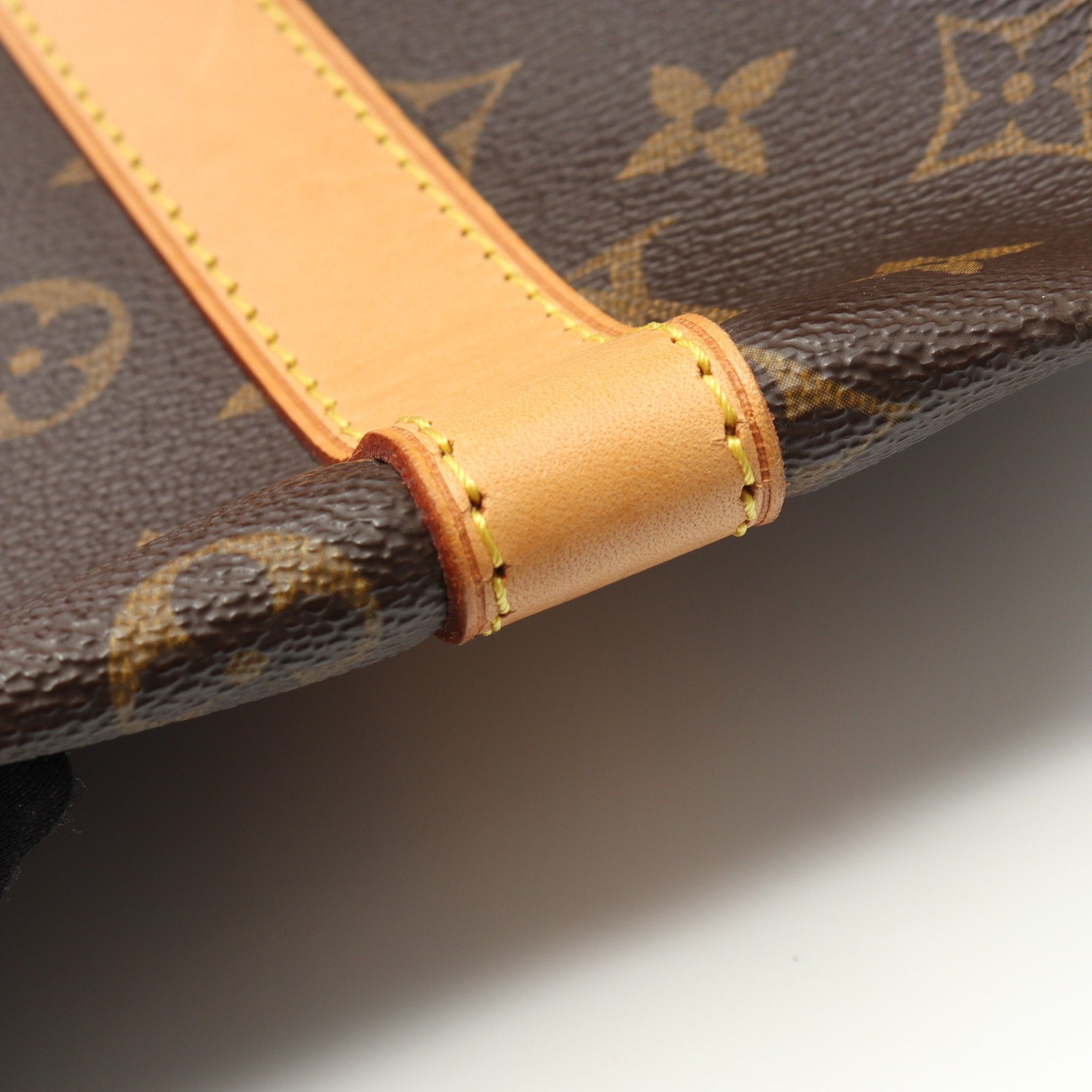 Louis Vuitton Louis Vuitton Keepall 55 Monogram Boston Bag Leather Brown Size ONE SIZE - 9 Thumbnail