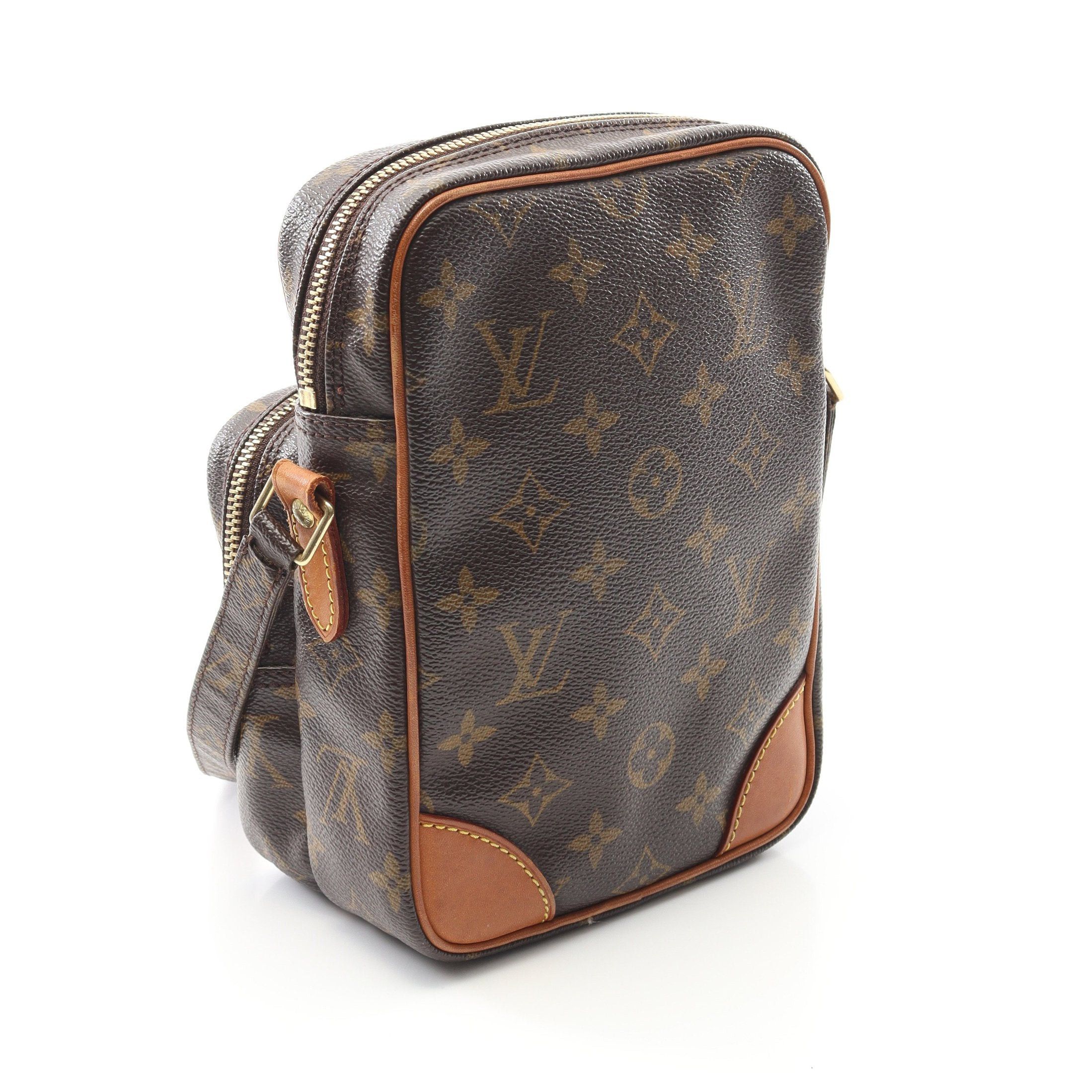 Louis Vuitton Louis Vuitton Amazon Monogram Shoulder Bag Leather Brown Size ONE SIZE - 2 Thumbnail