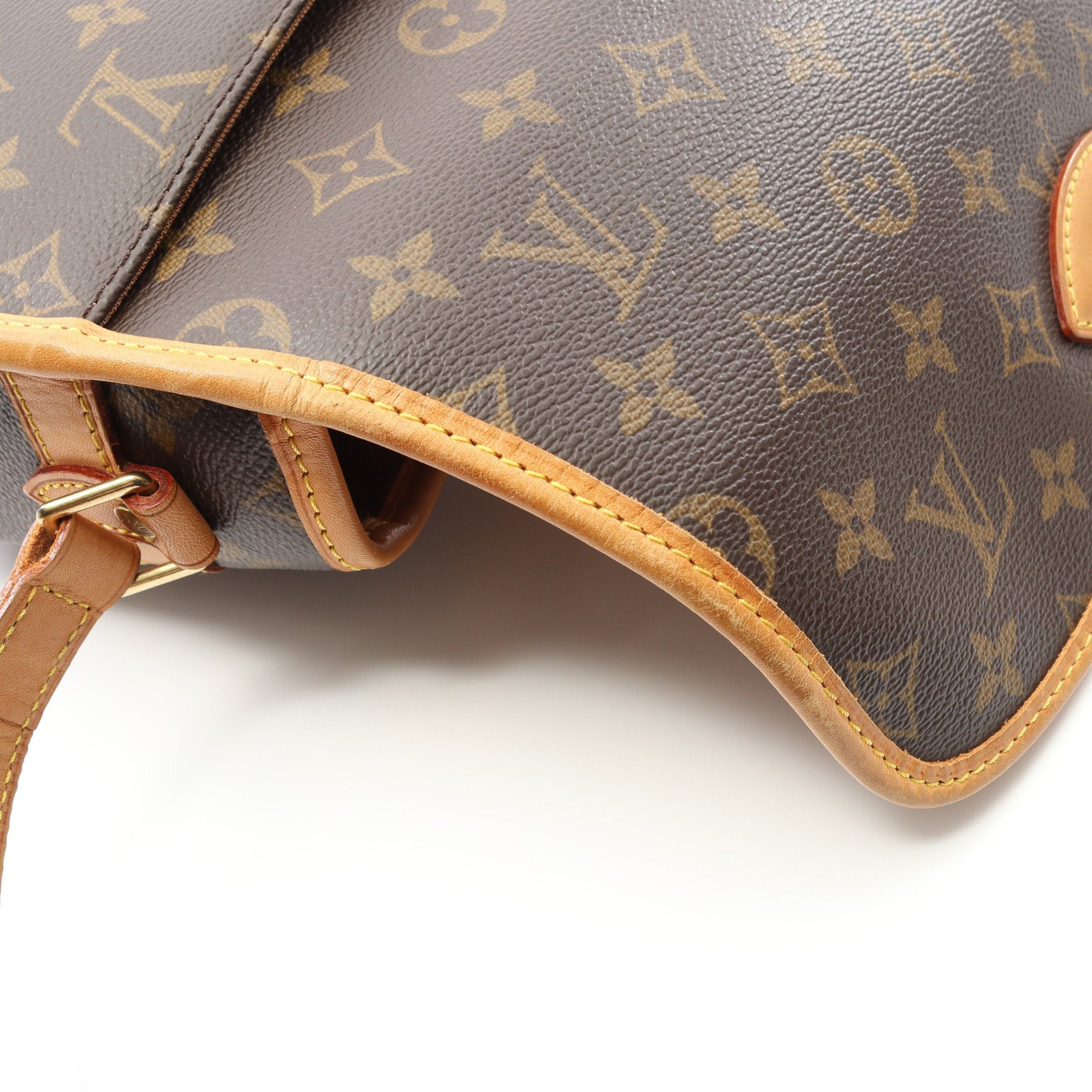 Louis Vuitton Louis Vuitton Sologne Monogram Shoulder Bag Leather Brown Size ONE SIZE - 8 Thumbnail