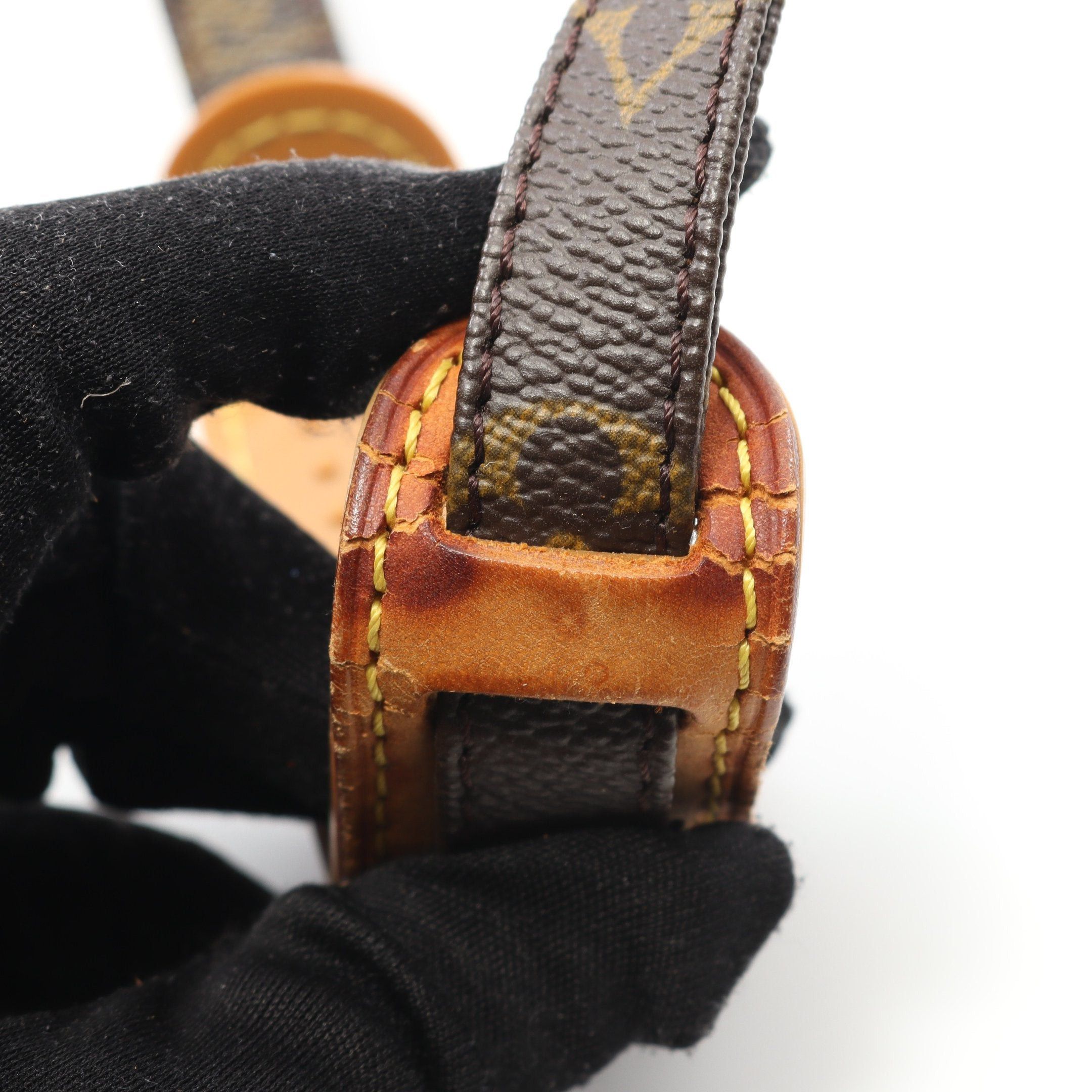 Louis Vuitton Louis Vuitton Danube Monogram Shoulder Bag Leather Brown Size ONE SIZE - 11 Thumbnail