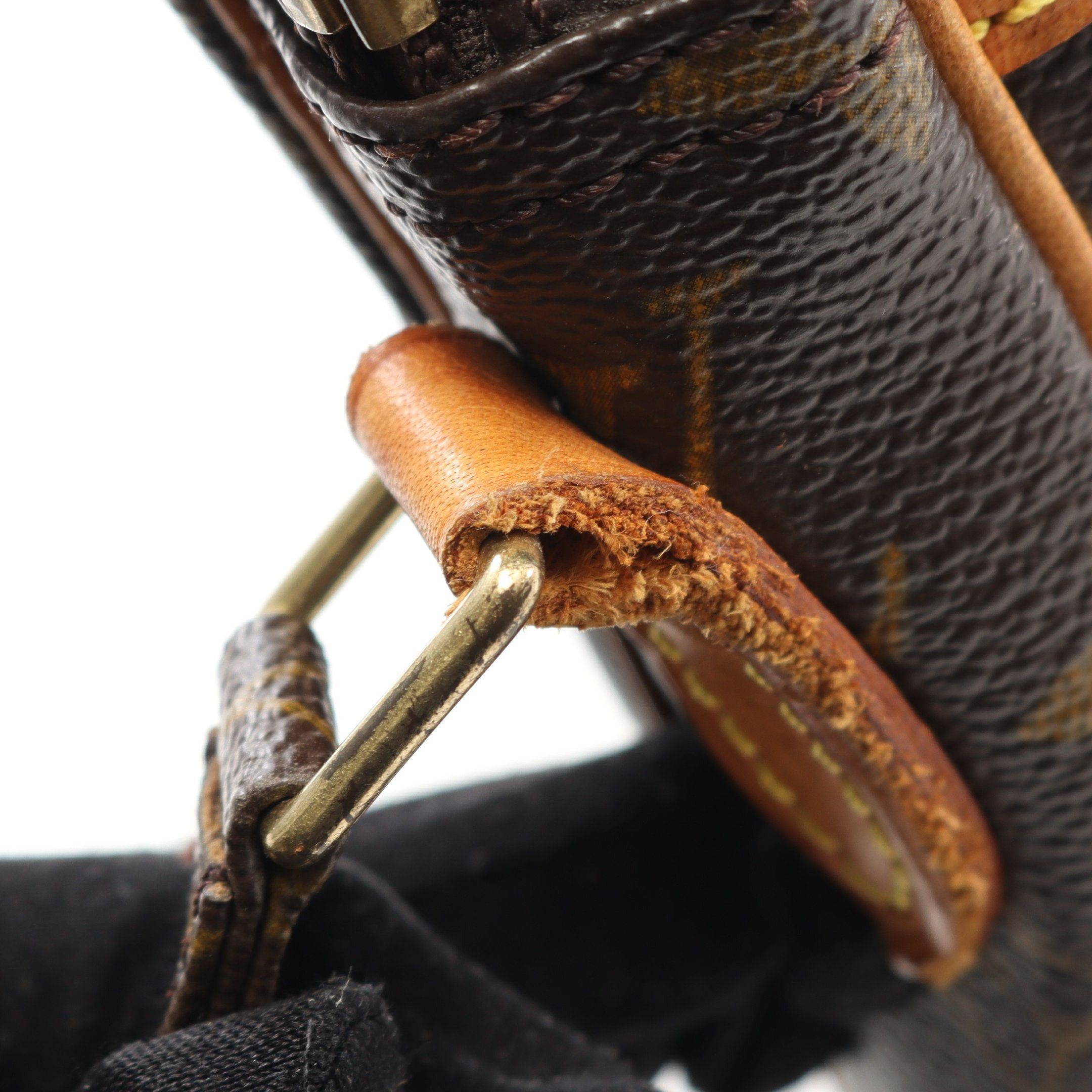 Louis Vuitton Louis Vuitton Danube Monogram Shoulder Bag Leather Brown Size ONE SIZE - 9 Thumbnail