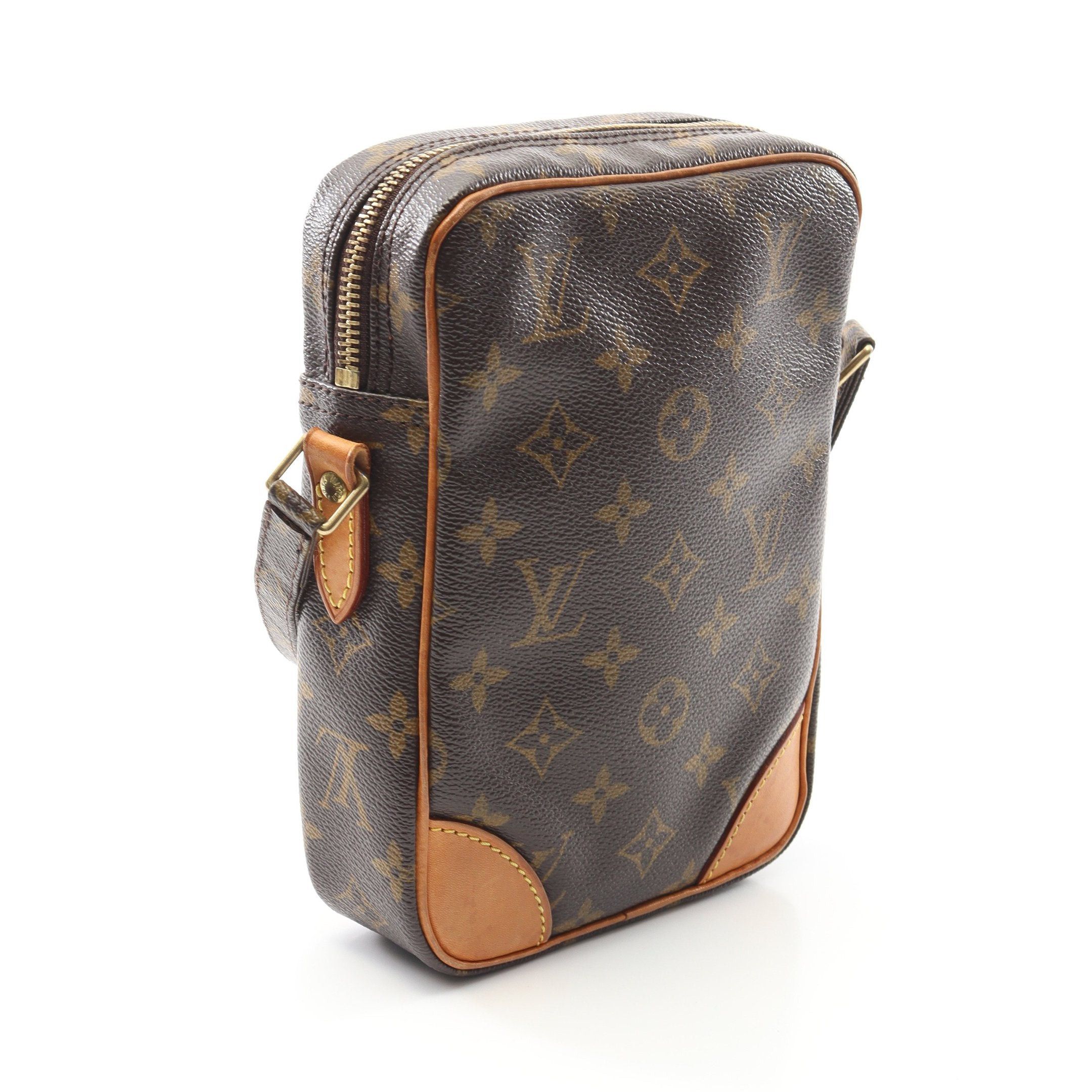 Louis Vuitton Louis Vuitton Danube Monogram Shoulder Bag Leather Brown Size ONE SIZE - 2 Thumbnail