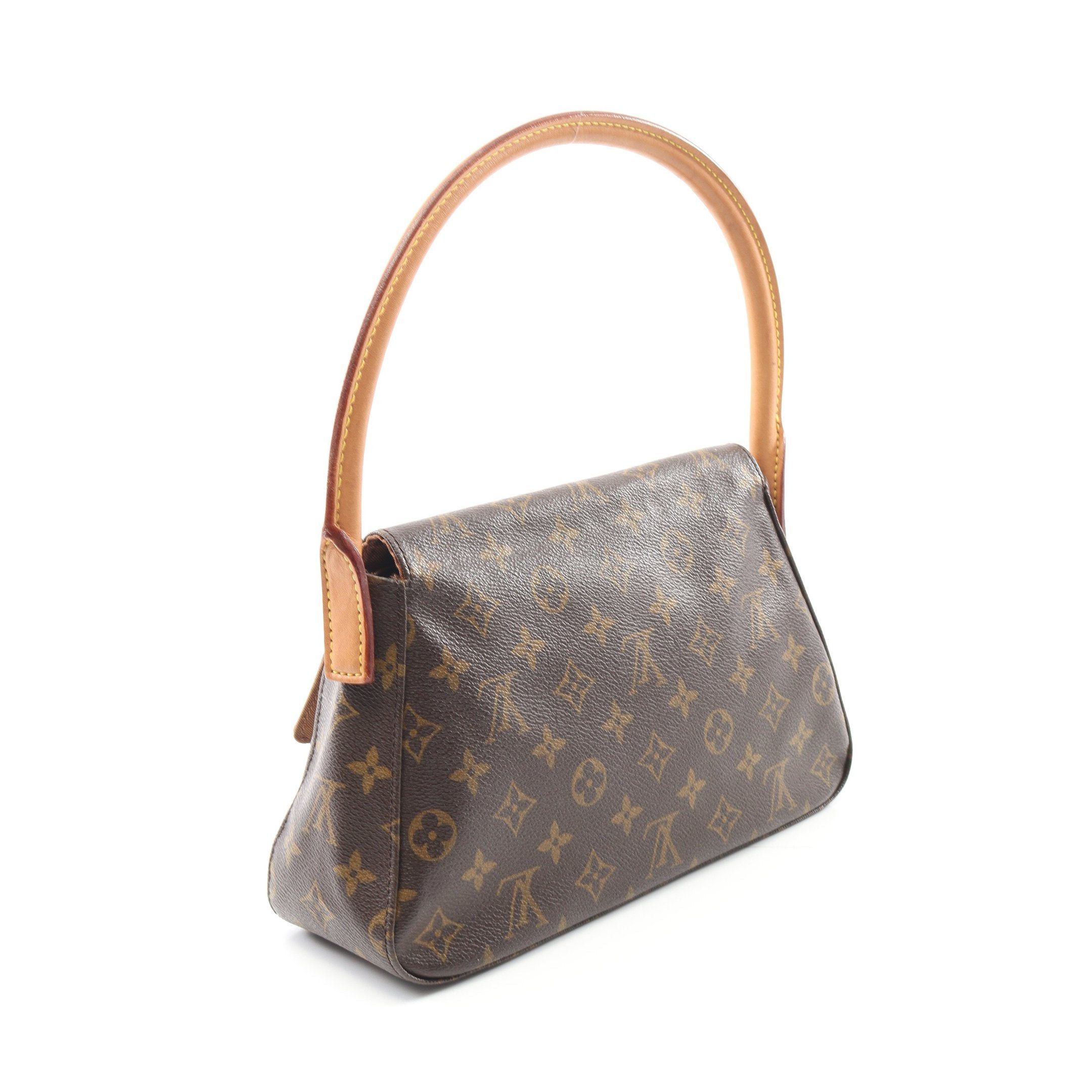 Louis Vuitton Louis Vuitton Mini Looping Monogram Handbag Leather Brown Size ONE SIZE - 2 Thumbnail