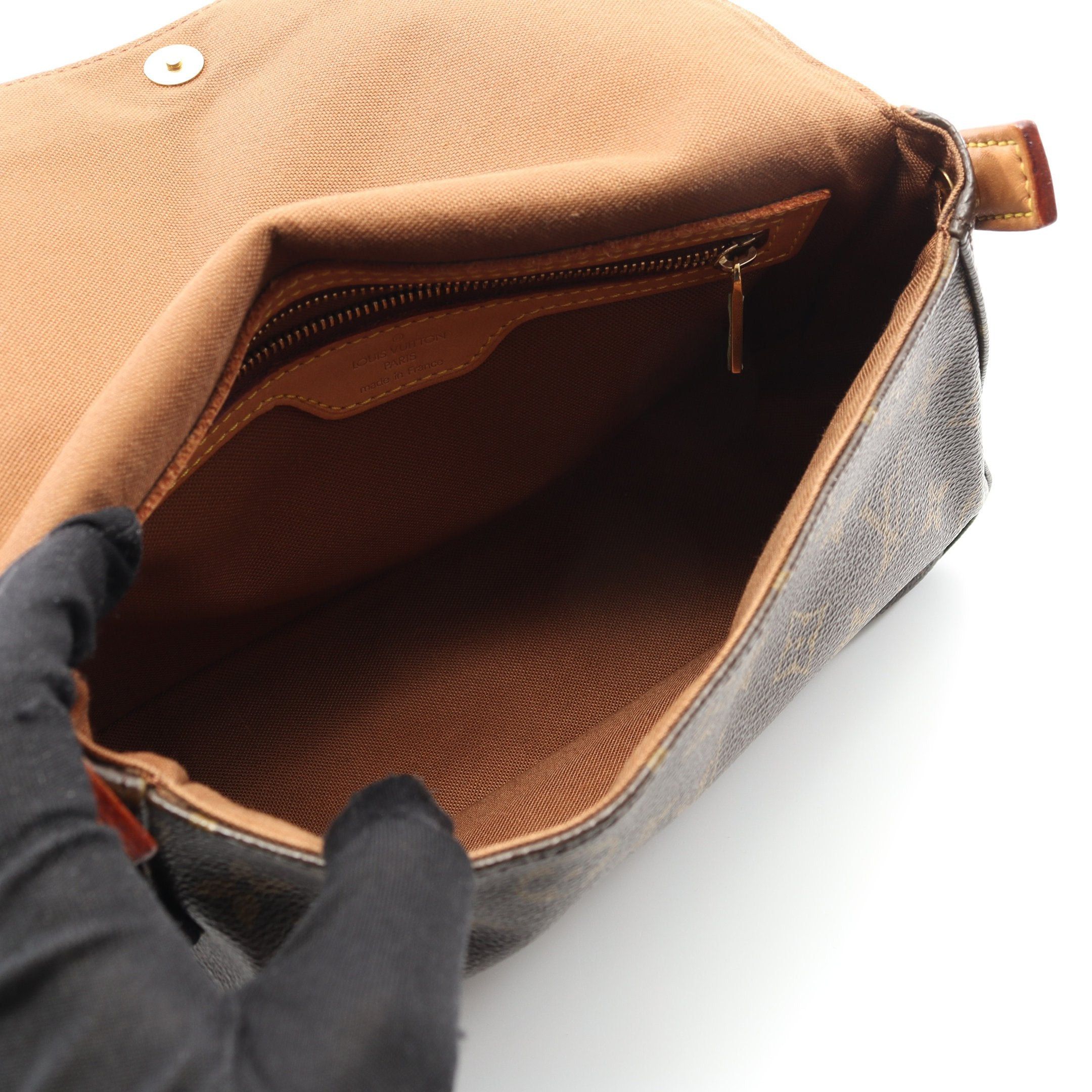 Louis Vuitton Louis Vuitton Mini Looping Monogram Handbag Leather Brown Size ONE SIZE - 3 Thumbnail