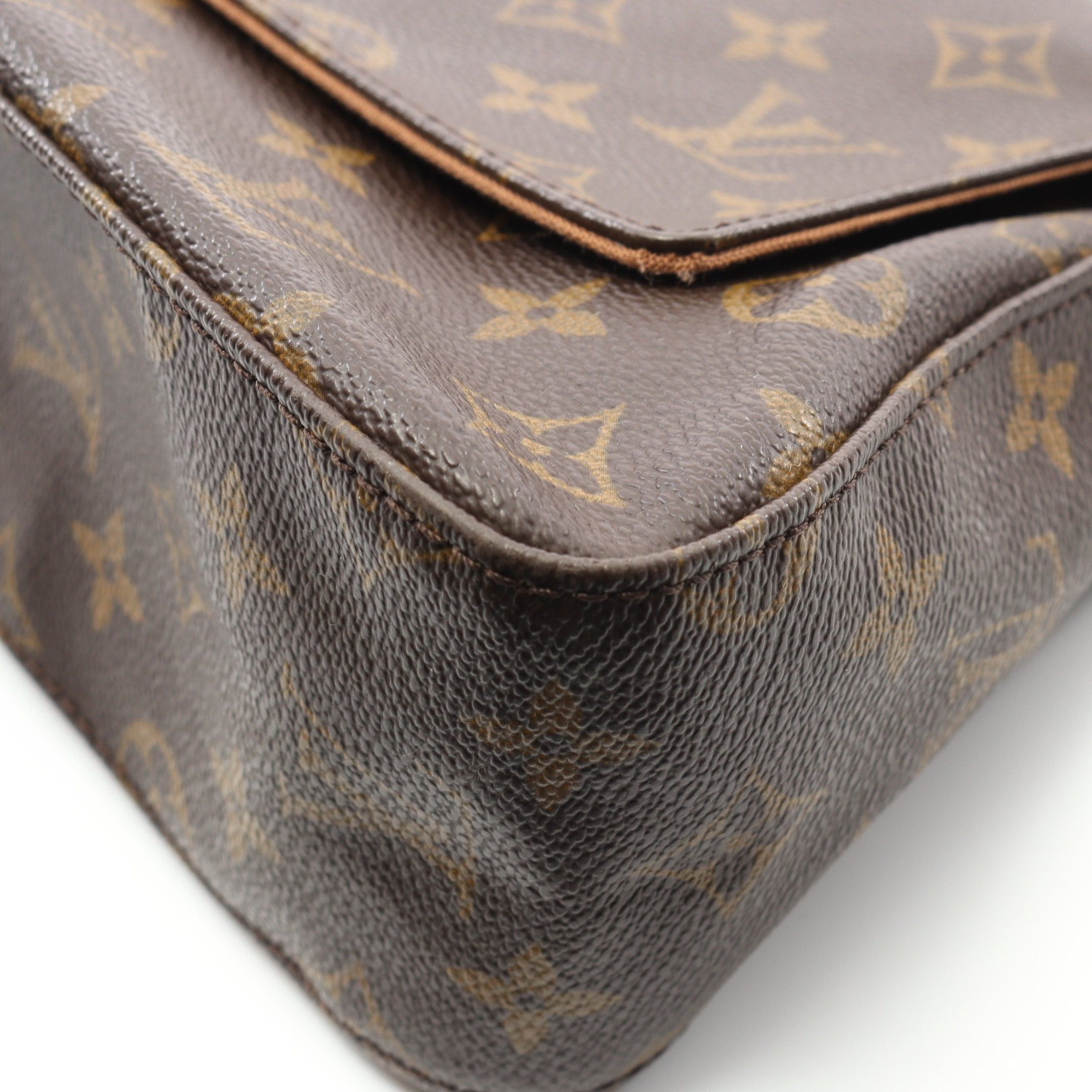 Louis Vuitton Louis Vuitton Mini Looping Monogram Handbag Leather Brown Size ONE SIZE - 7 Thumbnail