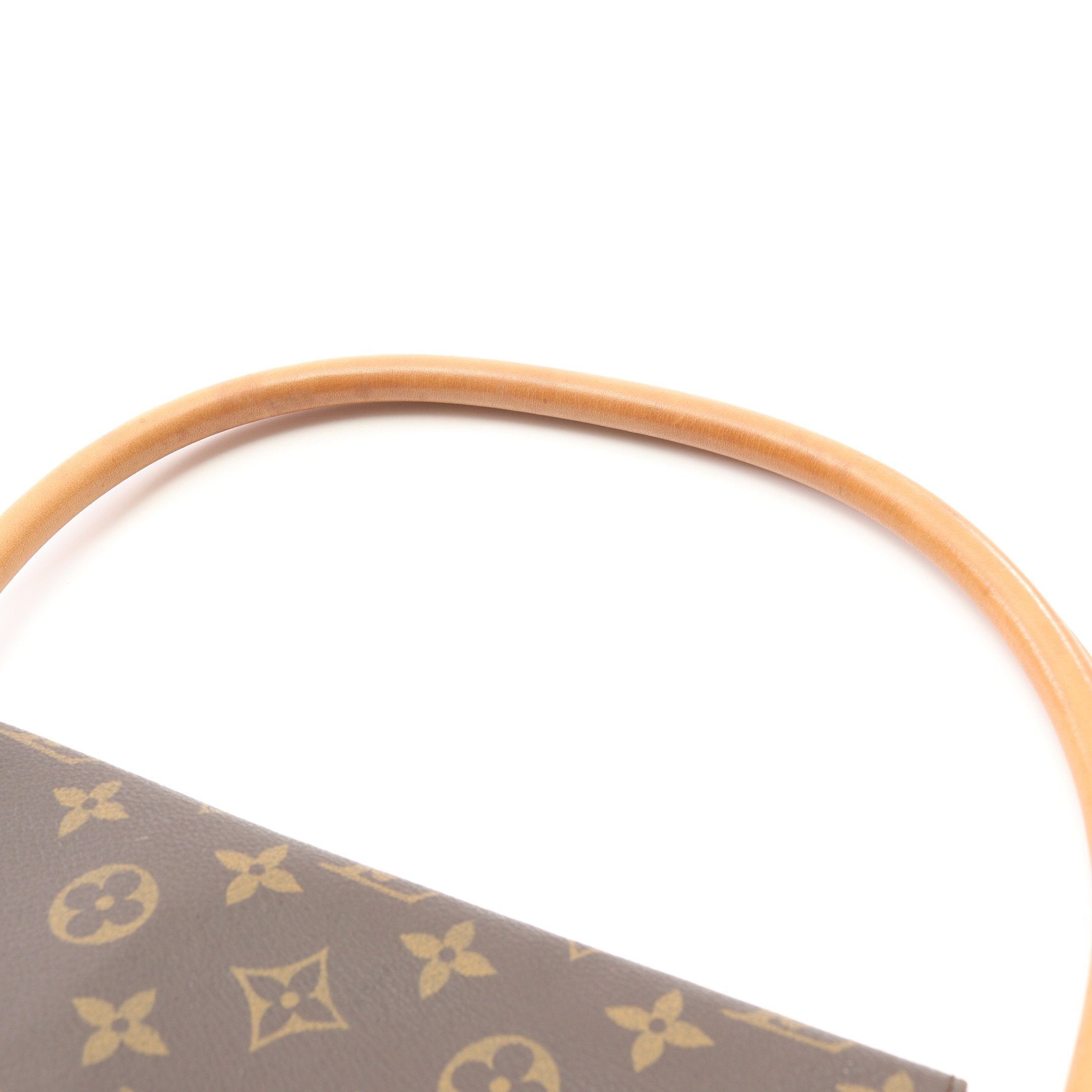 Louis Vuitton Louis Vuitton Mini Looping Monogram Handbag Leather Brown Size ONE SIZE - 6 Thumbnail