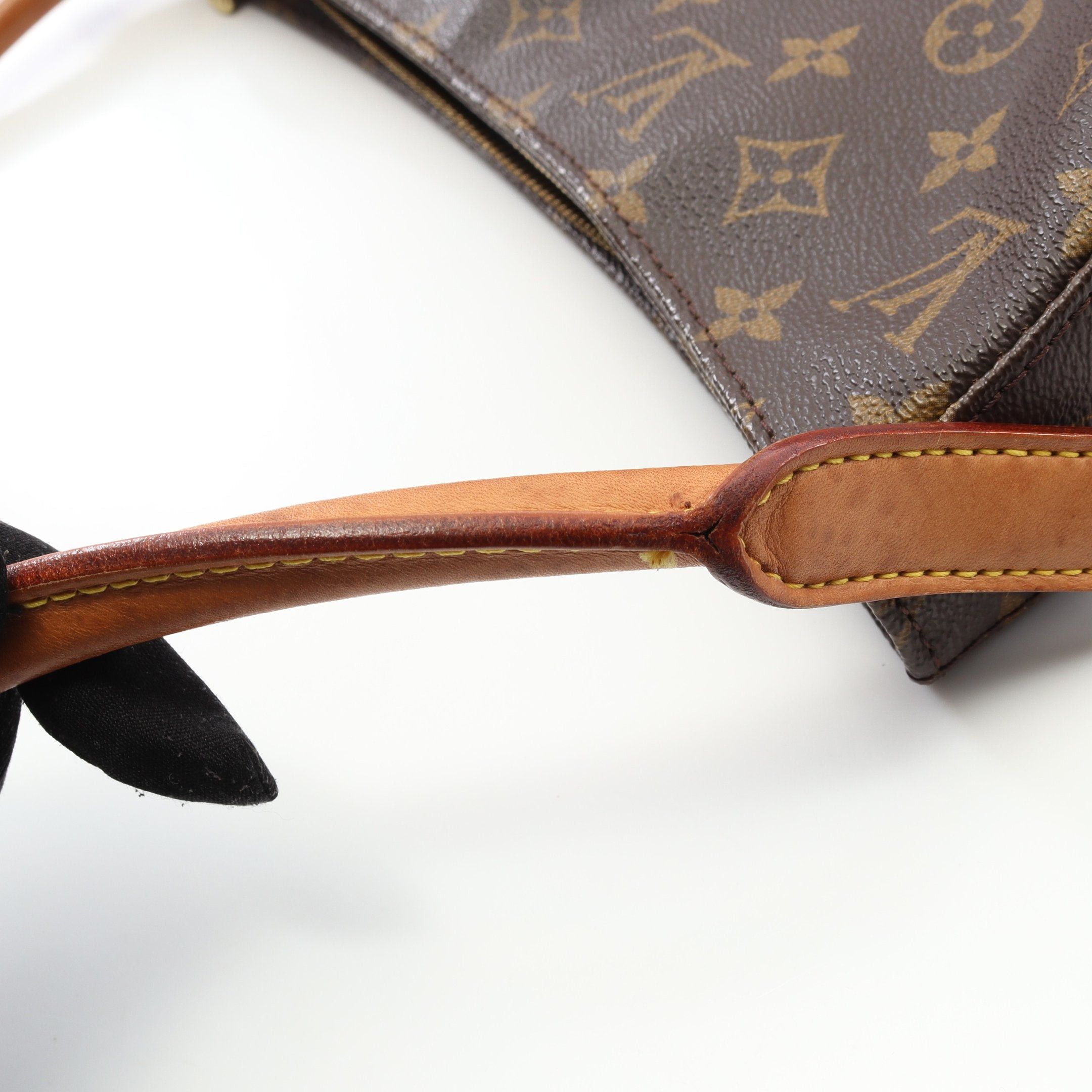 Louis Vuitton Louis Vuitton Looping Gm Monogram Shoulder Bag Leather Brown Size ONE SIZE - 7 Thumbnail