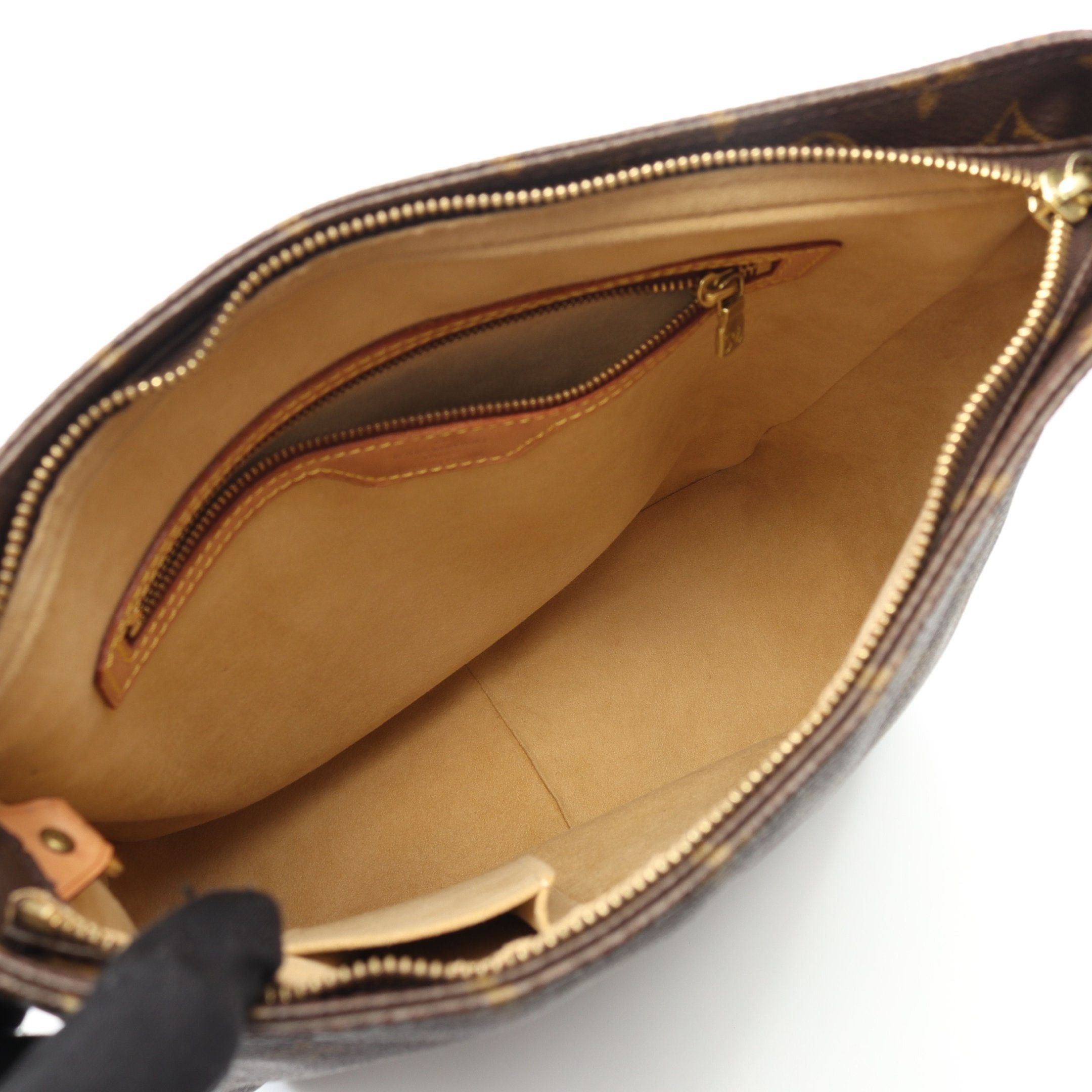 Louis Vuitton Louis Vuitton Looping Gm Monogram Shoulder Bag Leather Brown Size ONE SIZE - 3 Thumbnail