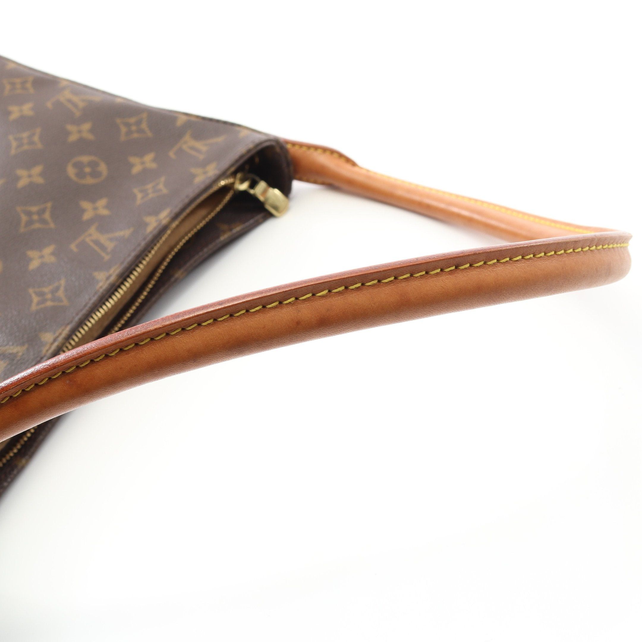 Louis Vuitton Louis Vuitton Looping Gm Monogram Shoulder Bag Leather Brown Size ONE SIZE - 8 Thumbnail