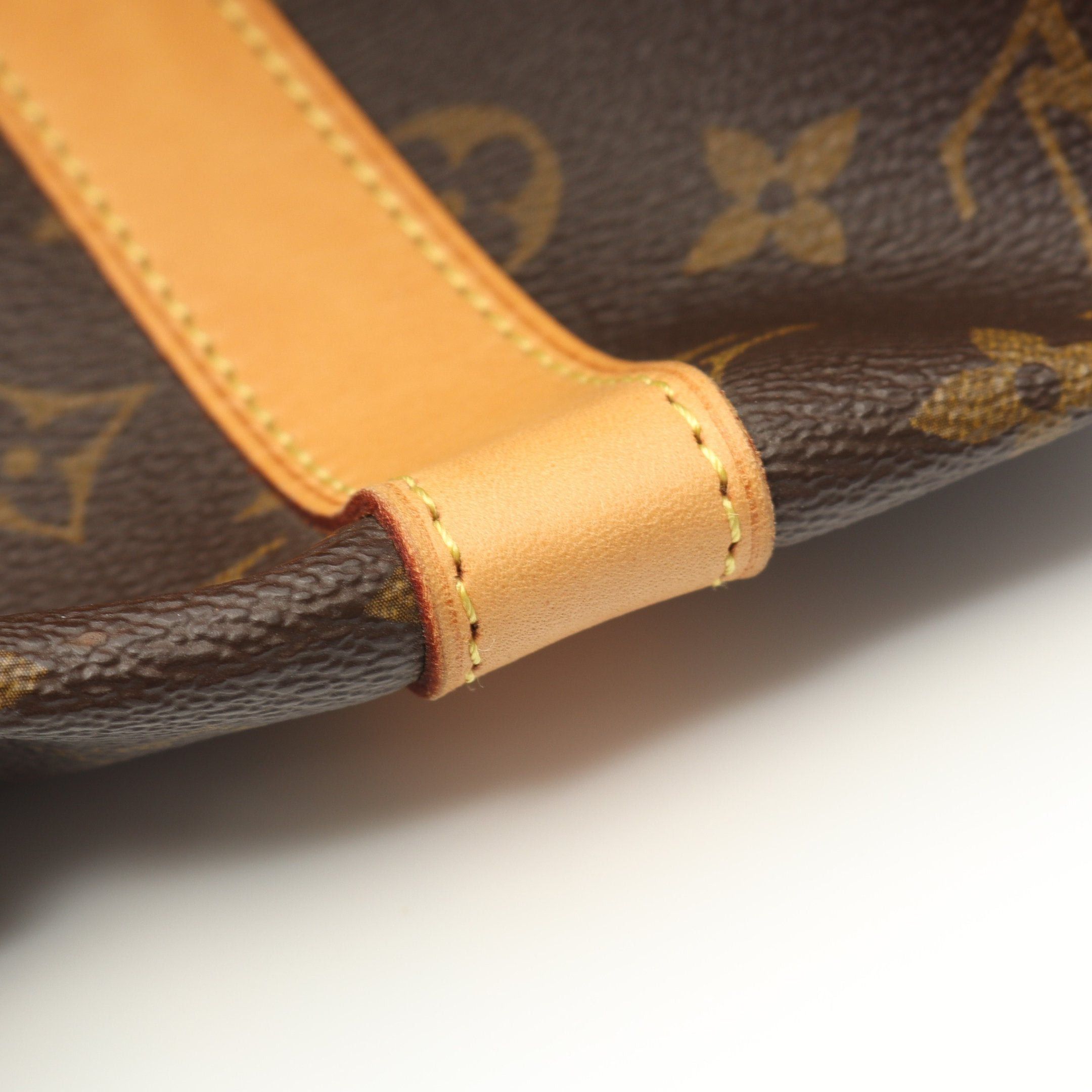 Louis Vuitton Louis Vuitton Keepall 50 Monogram Boston Bag Leather Brown Size ONE SIZE - 10 Thumbnail