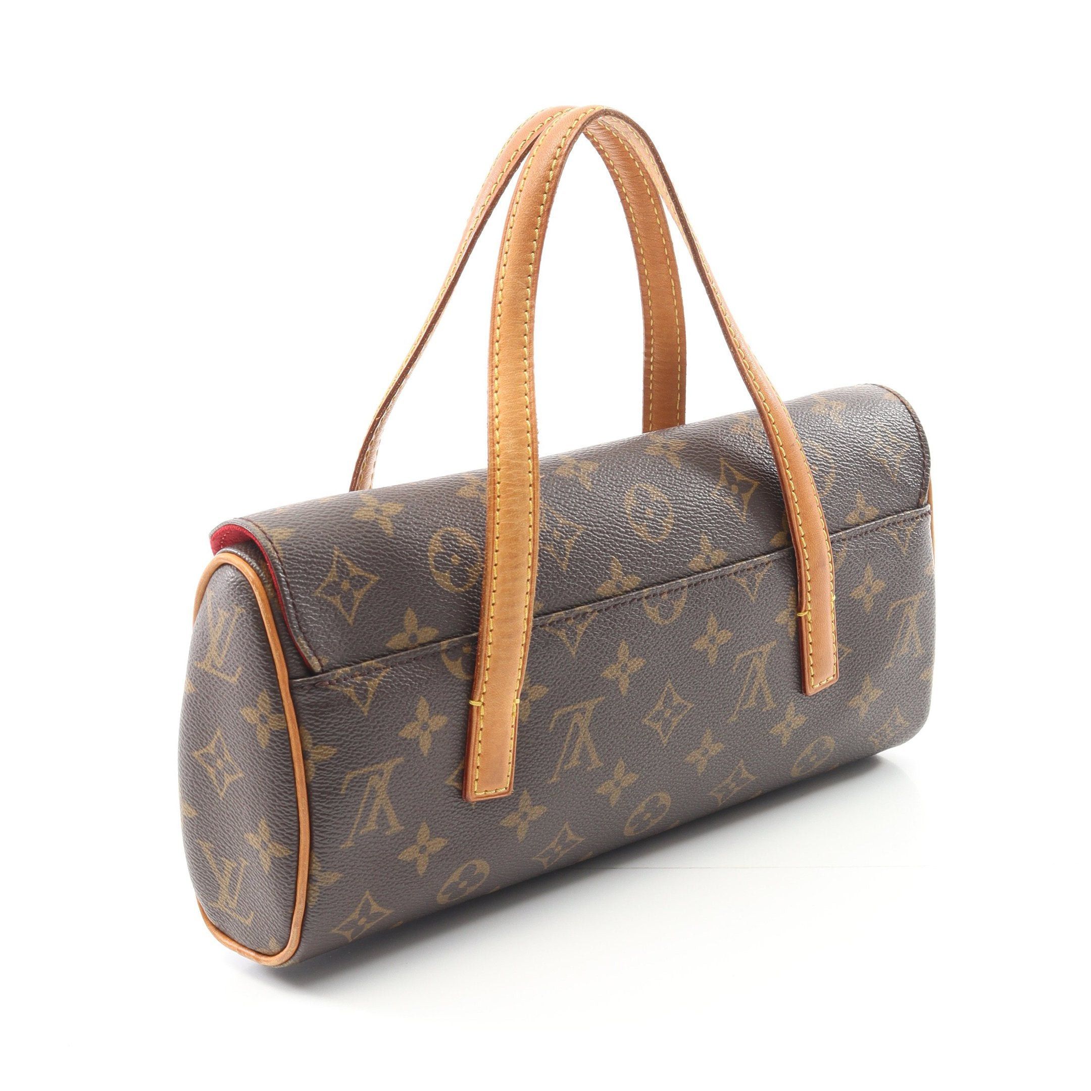 Louis Vuitton Louis Vuitton Sonatine Monogram Handbag Leather Brown Size ONE SIZE - 2 Thumbnail
