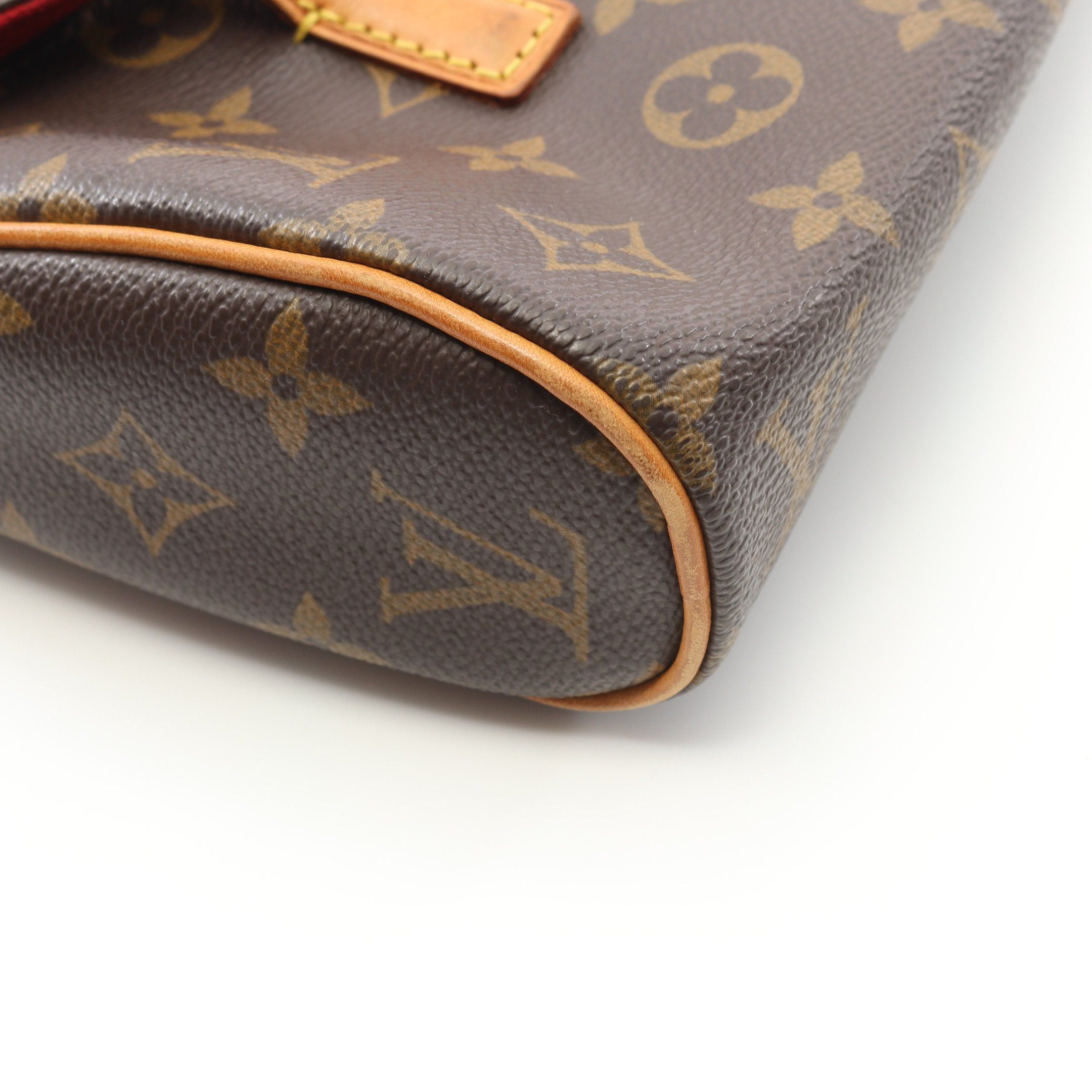 Louis Vuitton Louis Vuitton Sonatine Monogram Handbag Leather Brown Size ONE SIZE - 9 Thumbnail