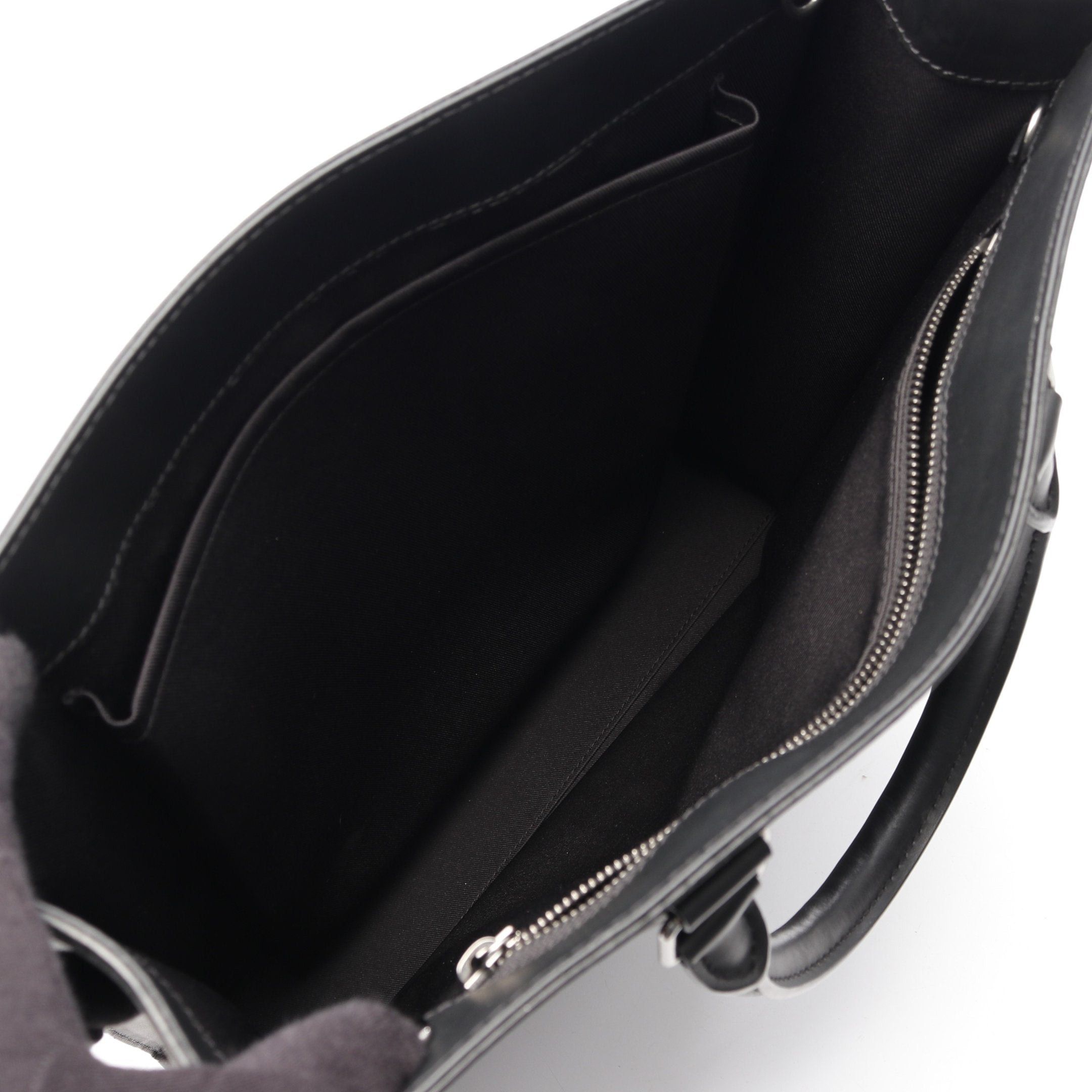 Louis Vuitton Louis Vuitton Sac Plat Monogram Eclipse Handbag Tote Bag Leather Black Size ONE SIZE - 3 Thumbnail